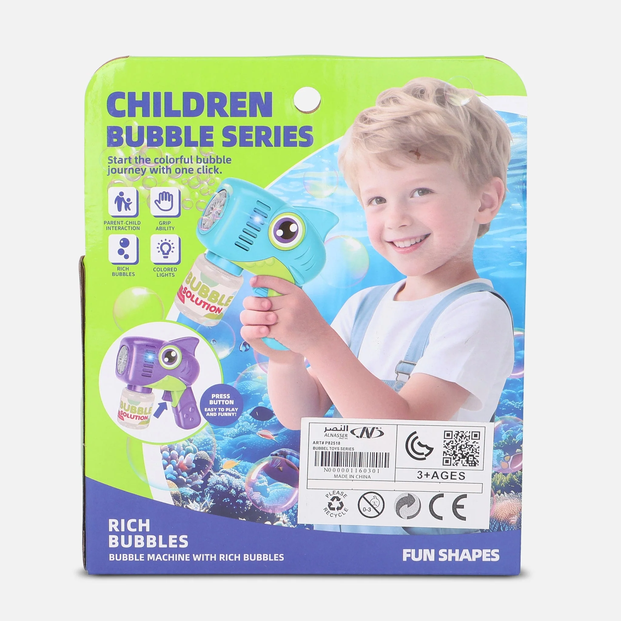 10 Holes B/o Shark Bubble Toy - Image 2
