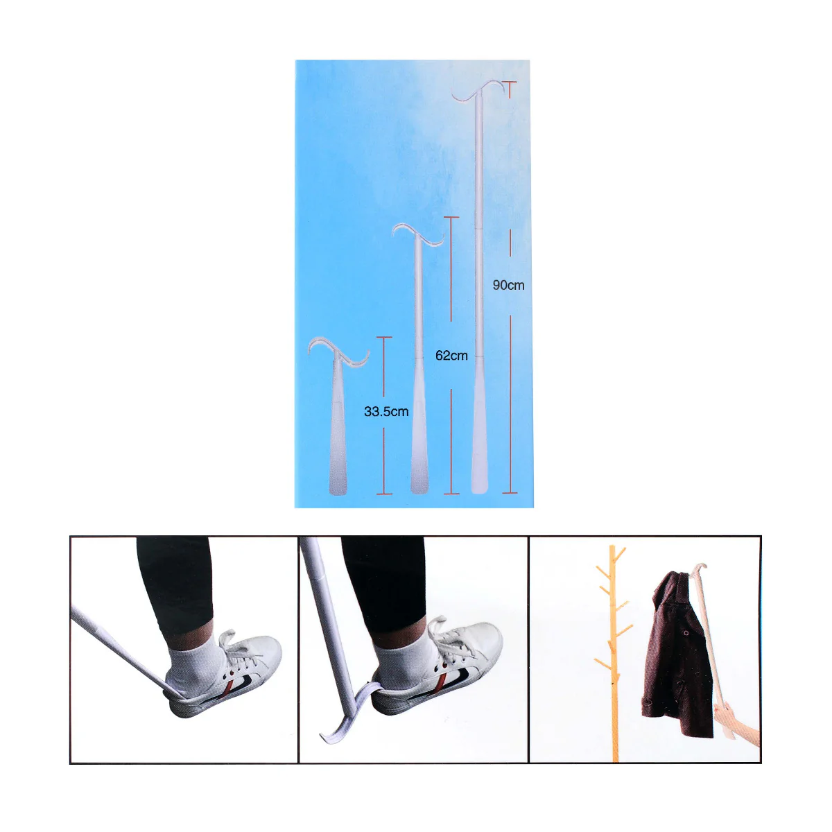 2 in 1 - Long Shoehorn and Dressing Aid - Image 2