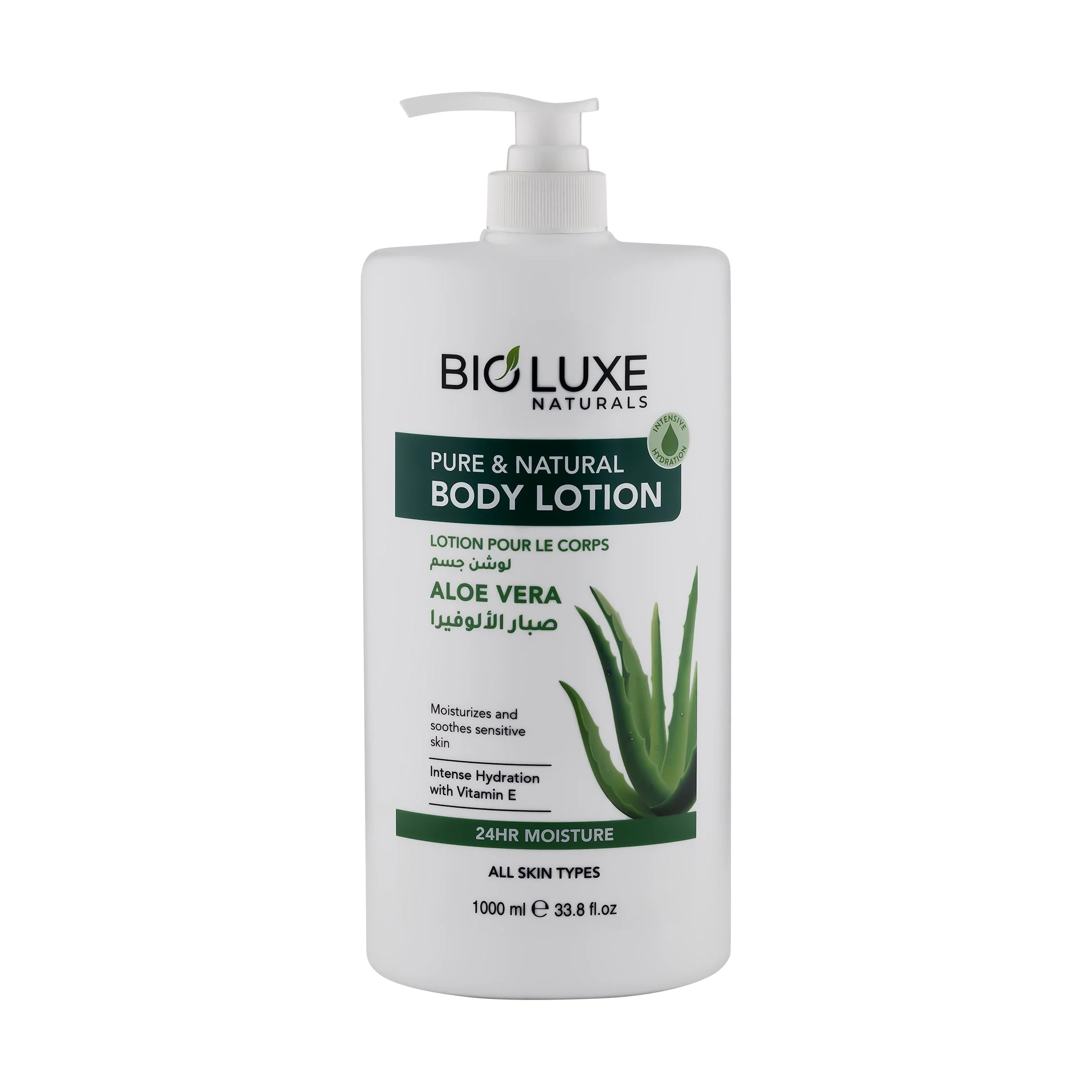 Aloe Vera Pure & Natural Body Lotion 1000 ml - Image 2