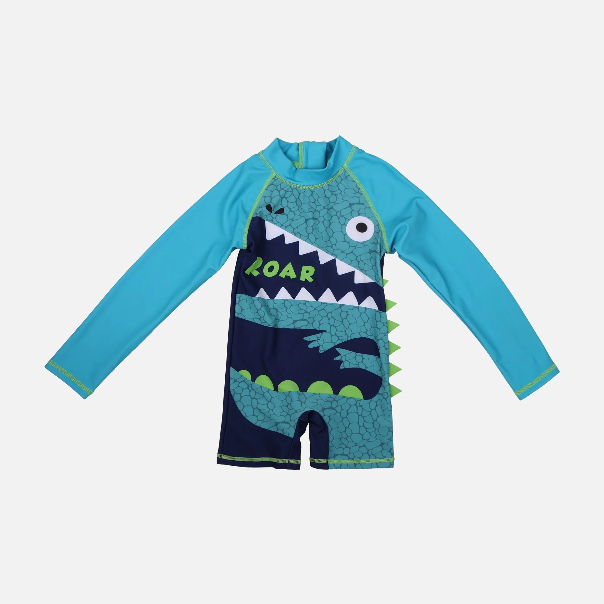 Boys 1 Piece Long Sleeve Swimsuit - Image 2