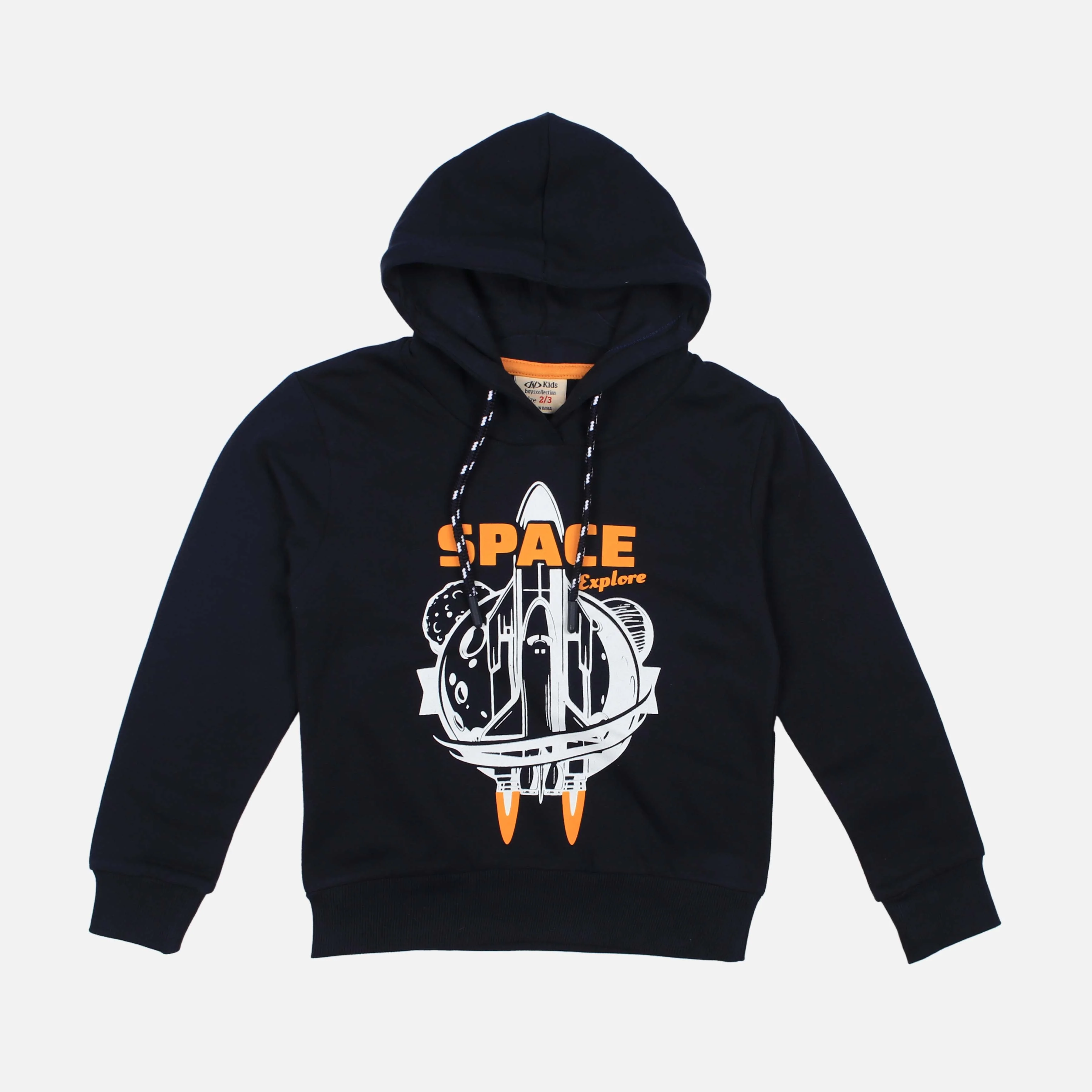 Boys Basic Hooded Pullover