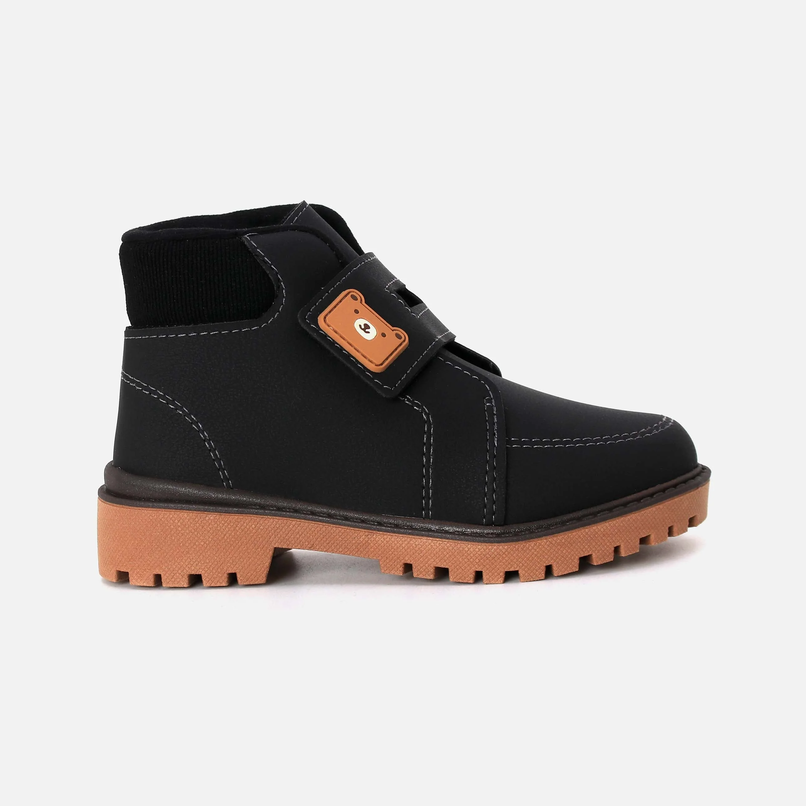 Boys Casual Velcro Boots