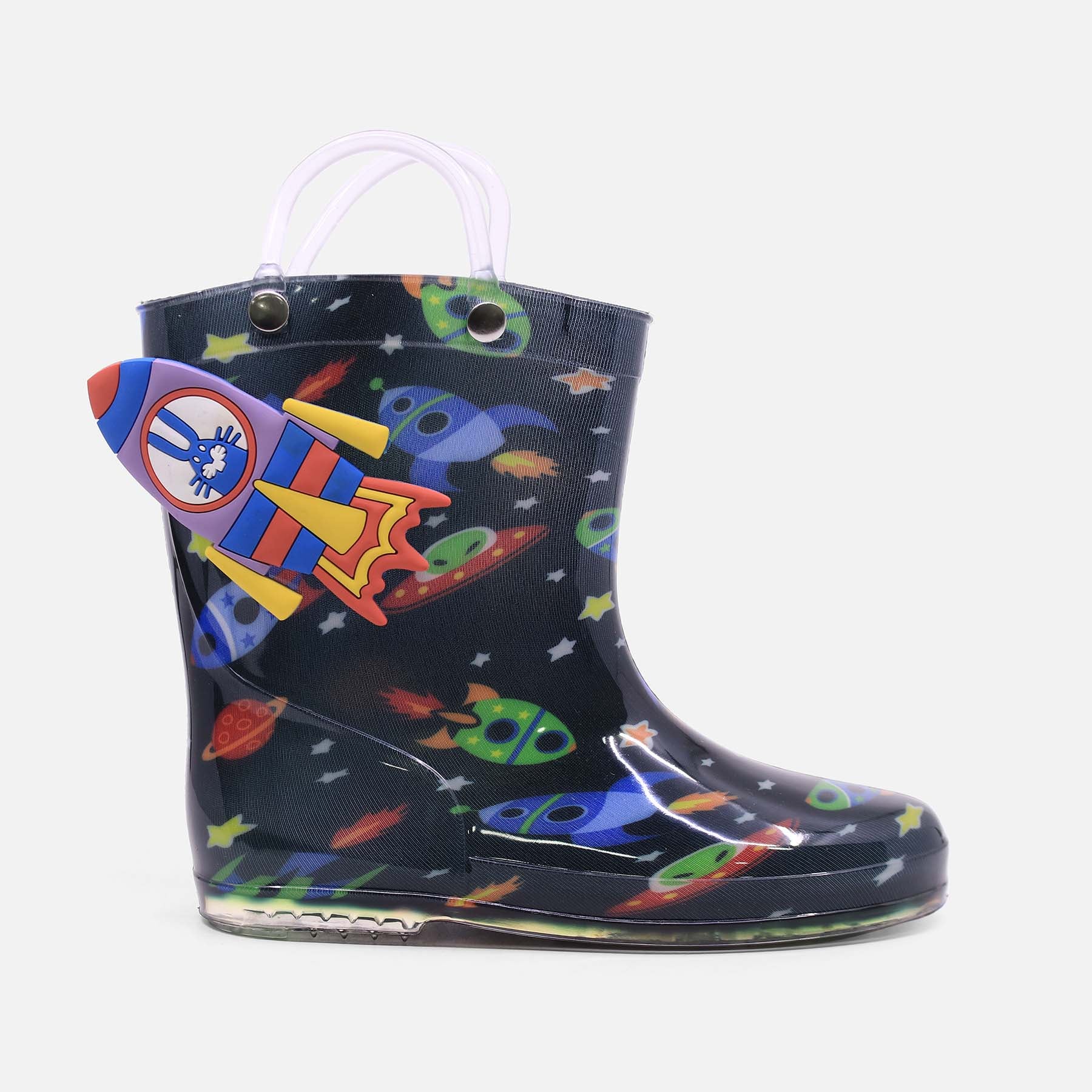 Boys Casual Slip-On Rain Boot