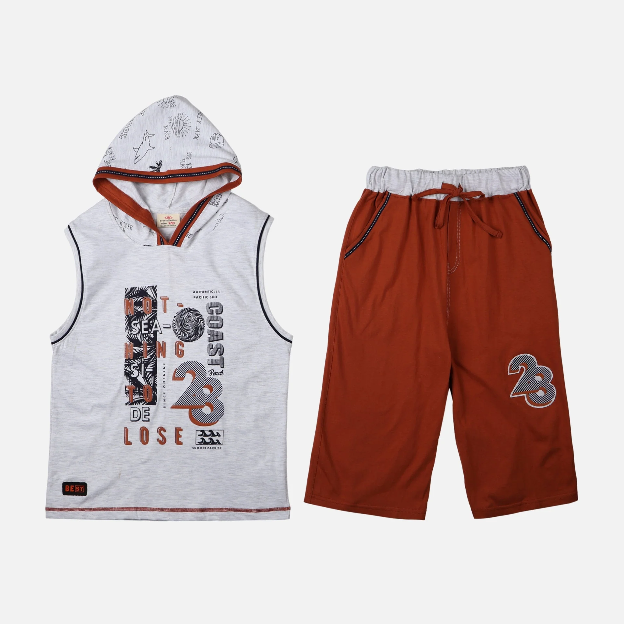 Boys 2 Pieces Set Vest & Bermuda - Image 2