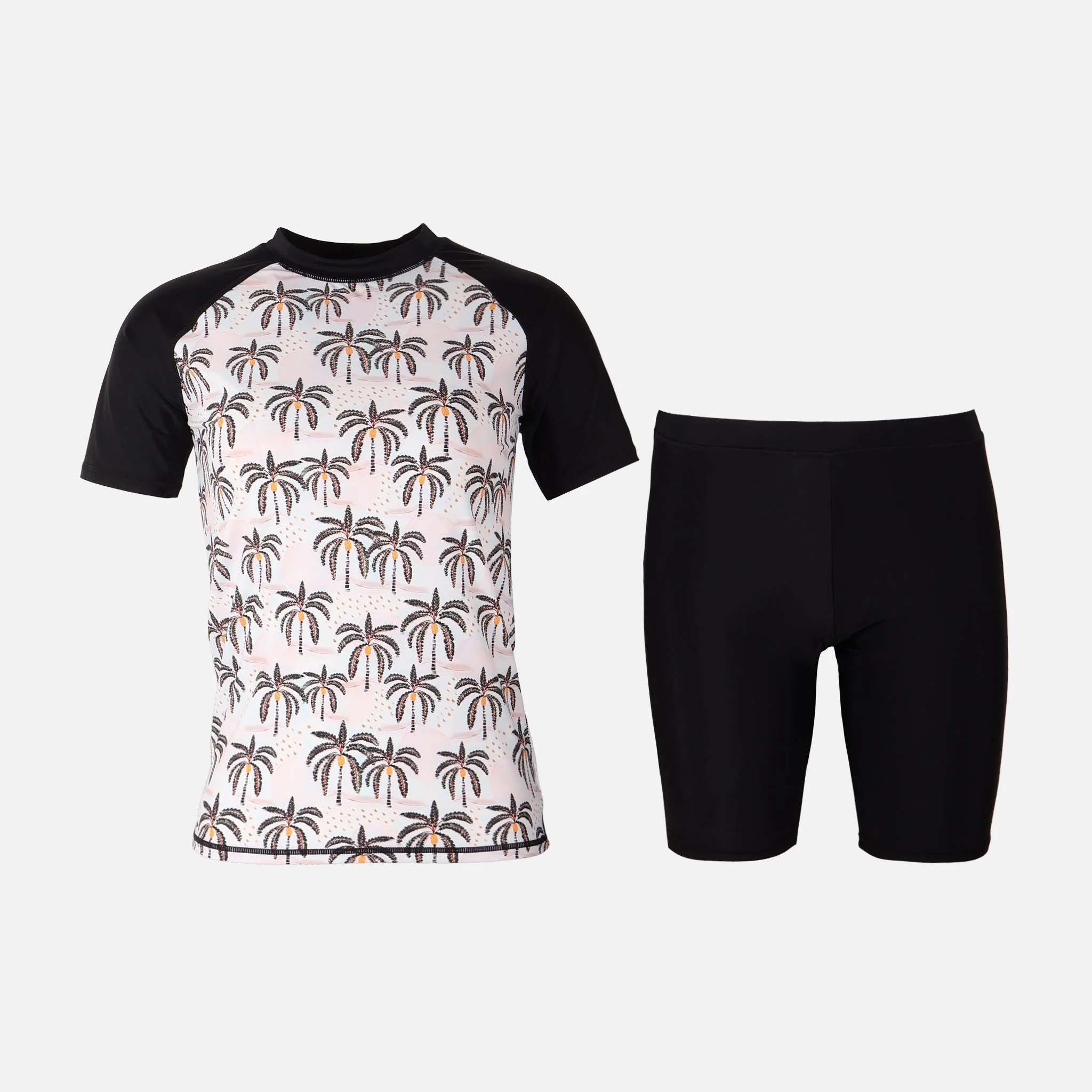 Boys Short Sleeve Rashguard Swim Set - Image 2