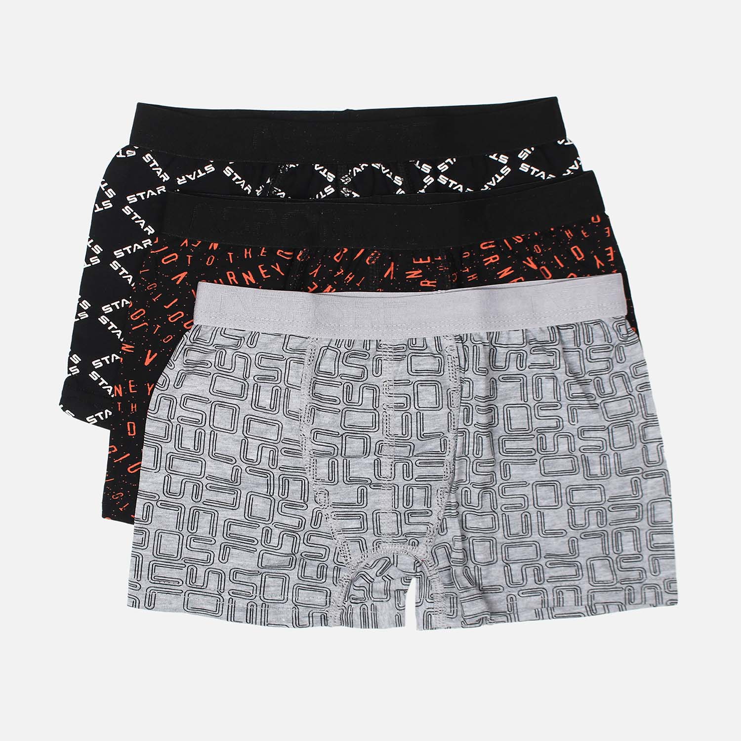 Boys Printed Boxer 3 Pieces