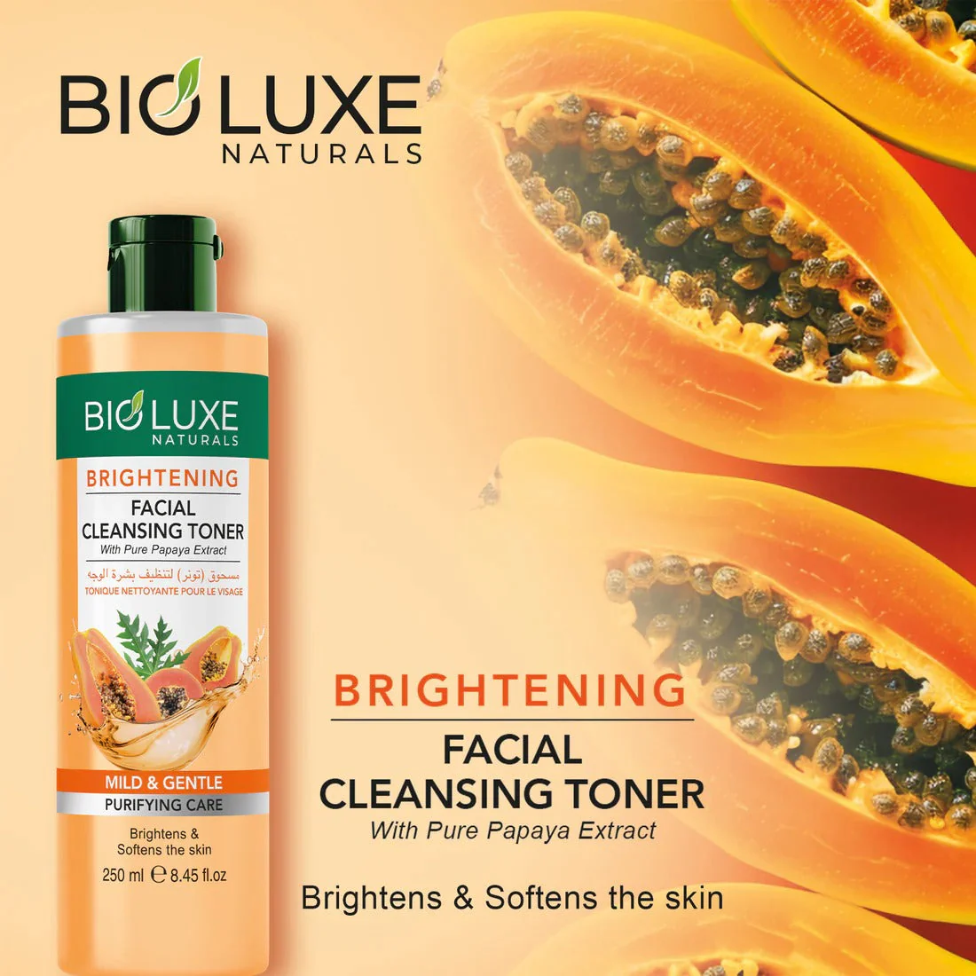 Brightening  facial Cleansing Toner 250 ml