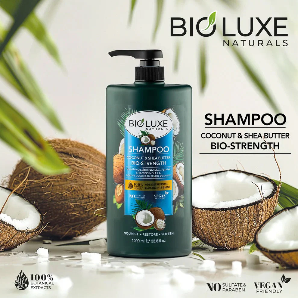 Coconut & Shea Butter Bio- Strenght Shampoo 1000 ml