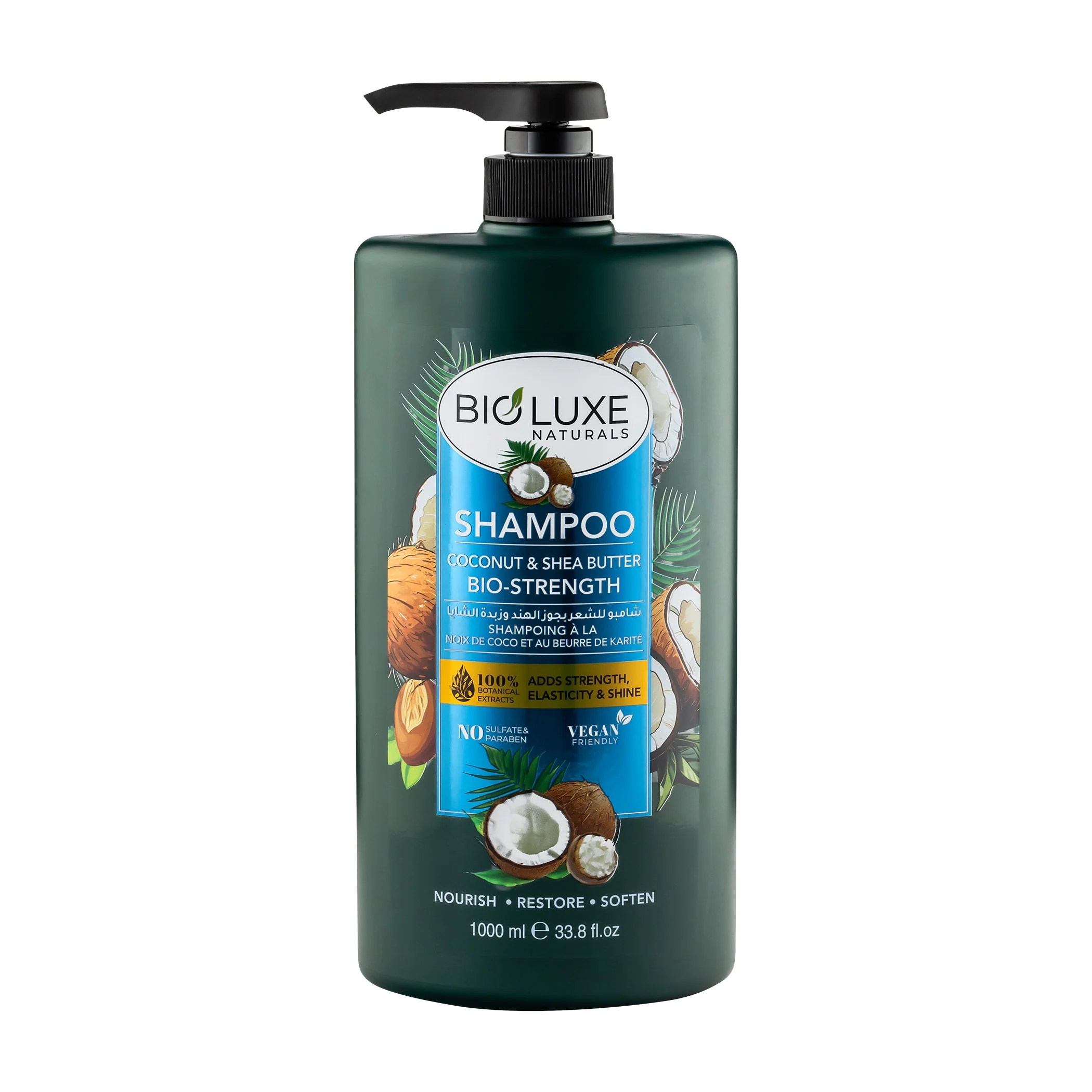 Coconut & Shea Butter Bio- Strenght Shampoo 1000 ml - Image 2