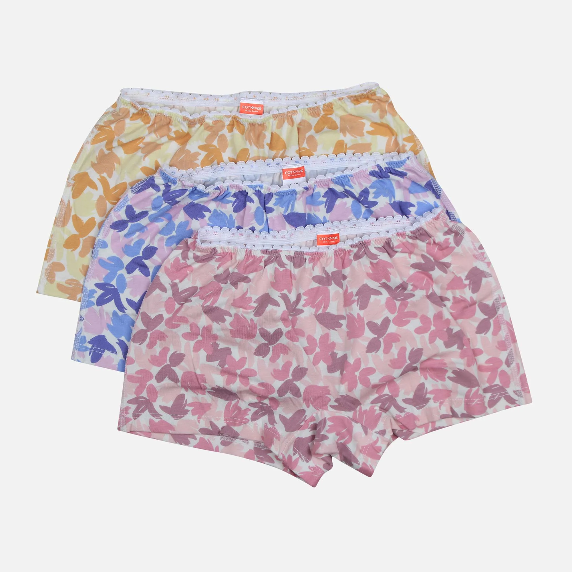 Girls 3-PACK Cotton Boxer Briefs