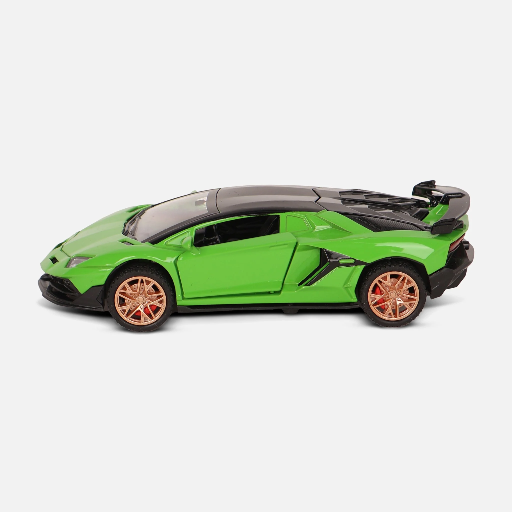 Diecast Lambo Toy Car With Sound Light & 3 Opening Doors