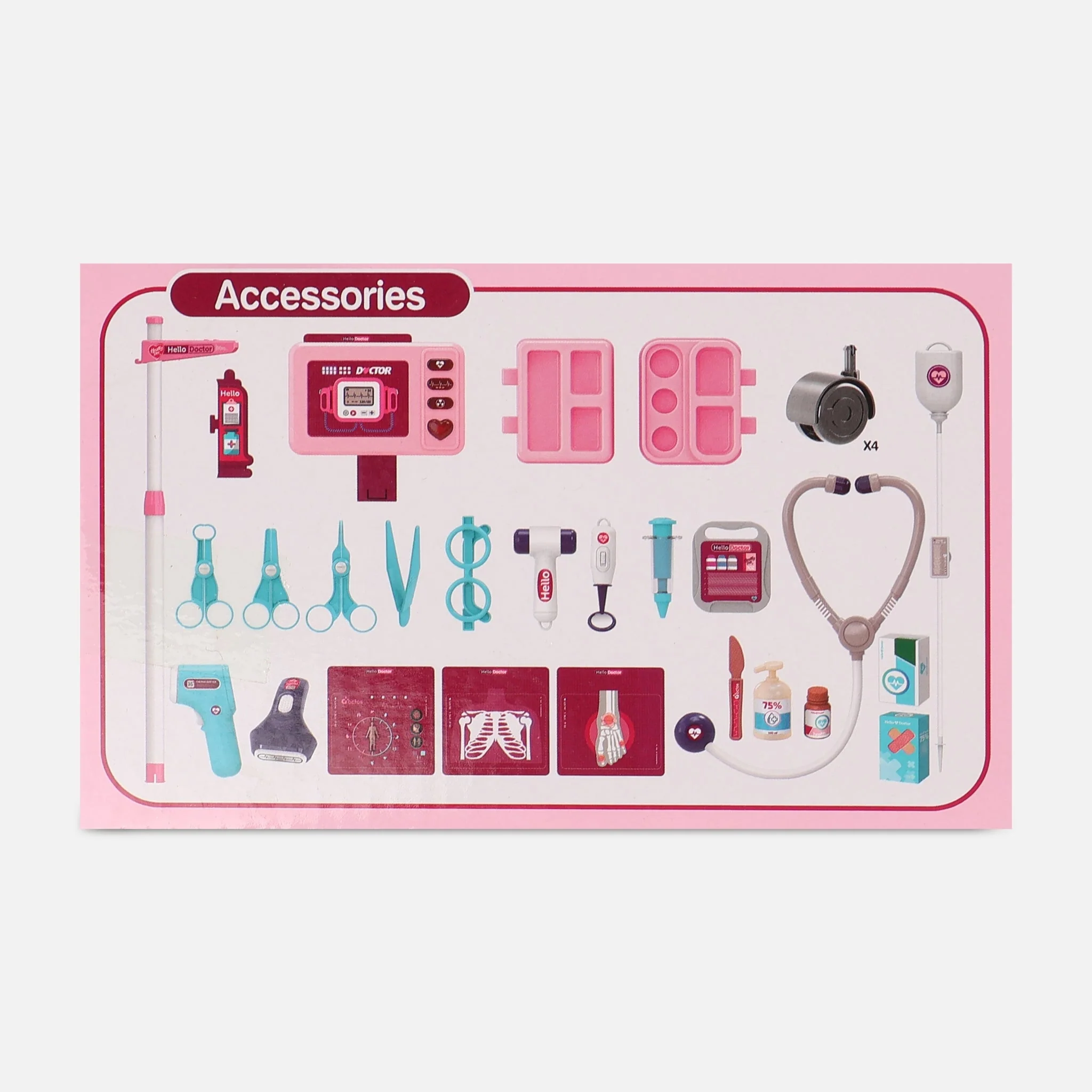 Doctor Cart Toy Set For Kids - Image 3