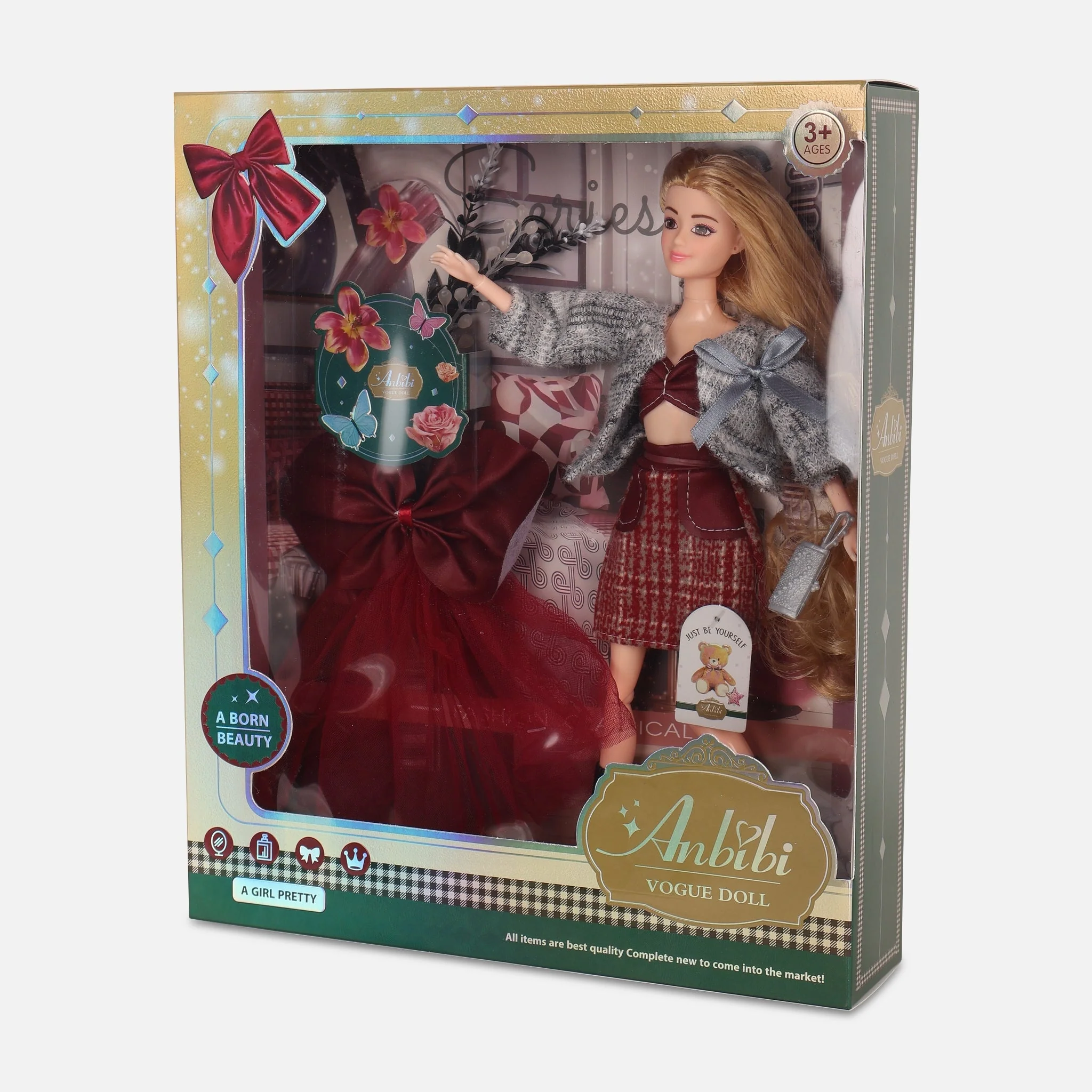 Doll Toy Set For Girls With Accessories - Image 2