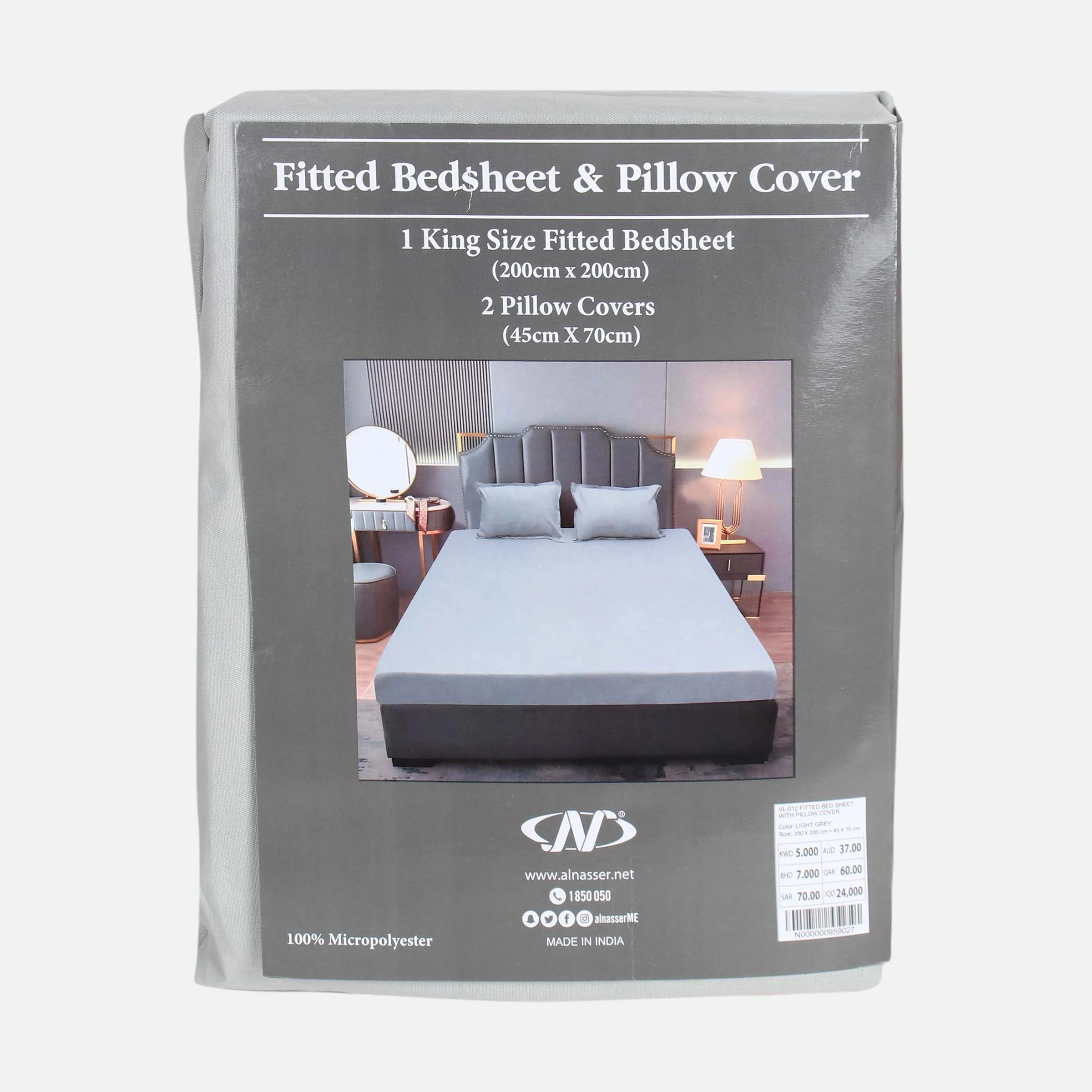 Fitted Bed Sheet With Pillow Cover - Image 5
