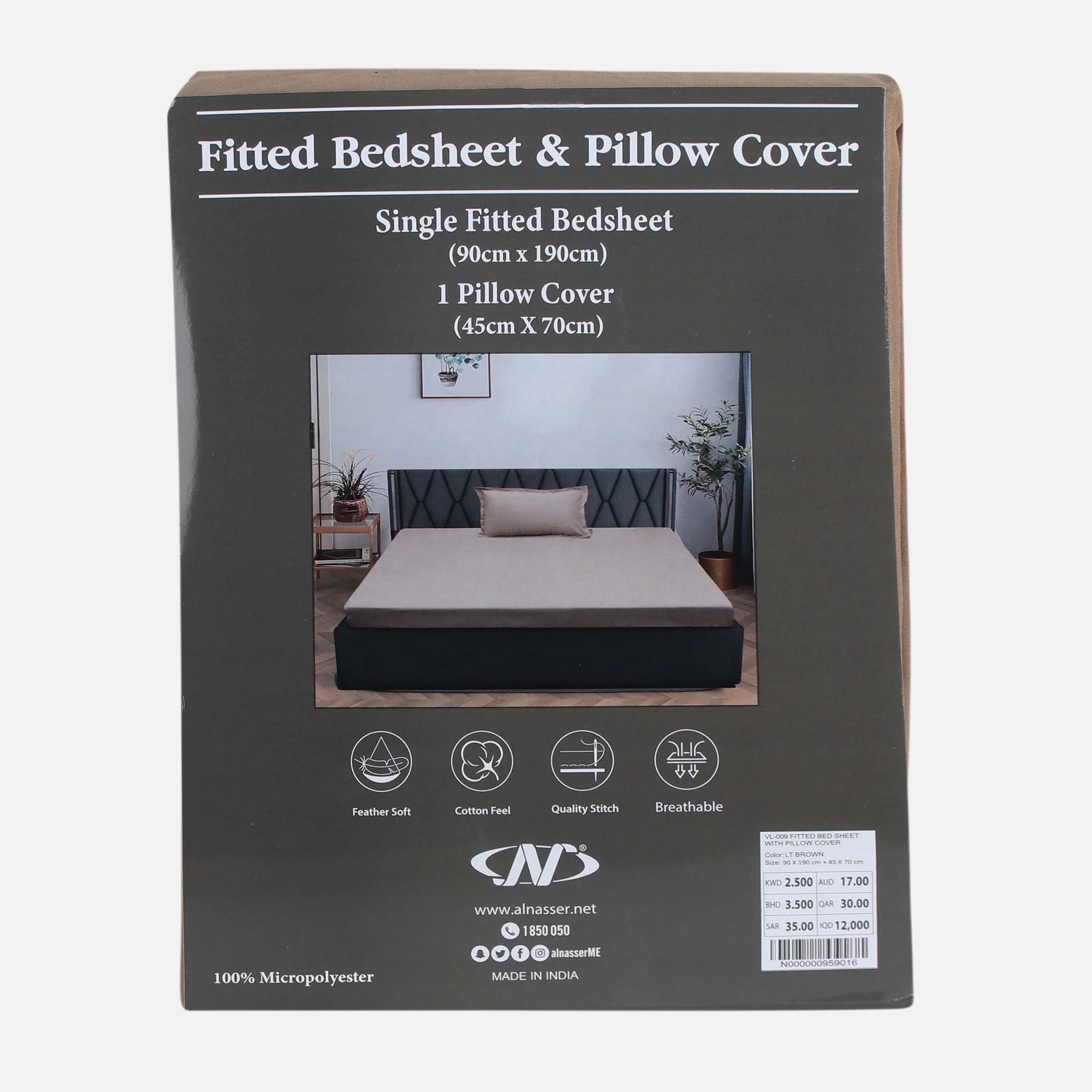 Fitted Bed Sheet With Pillow Cover - Image 8