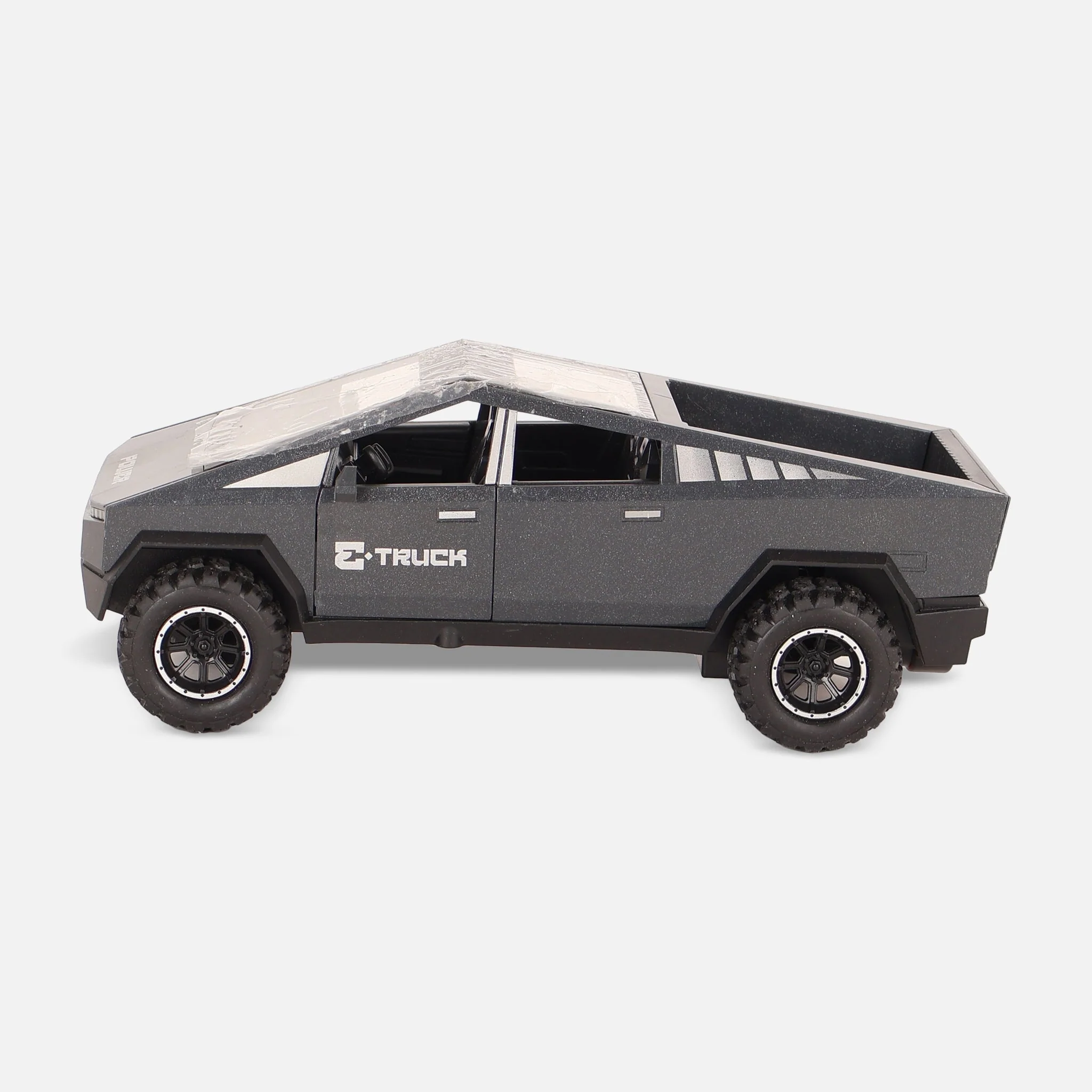 Friction Toy Car With Light & Music & Spary-Tesla Truck