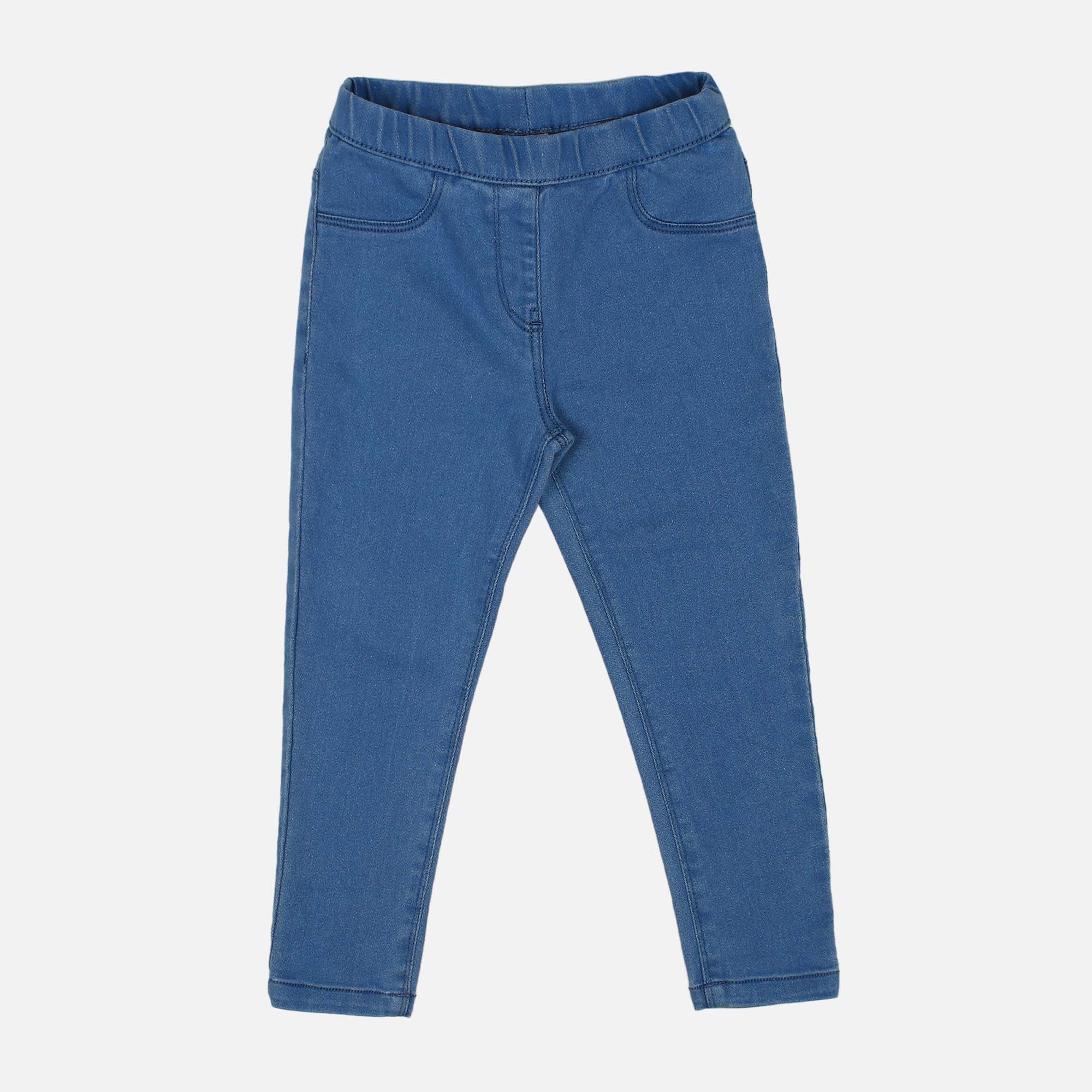 Girls Basic Denim Jeggings