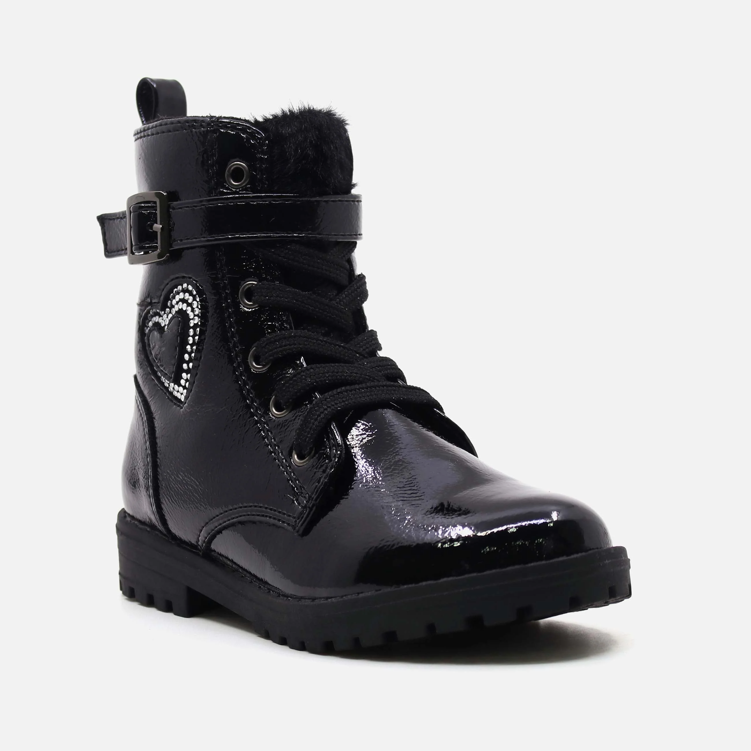 Girls Casual Lace-Up Boots - Image 2