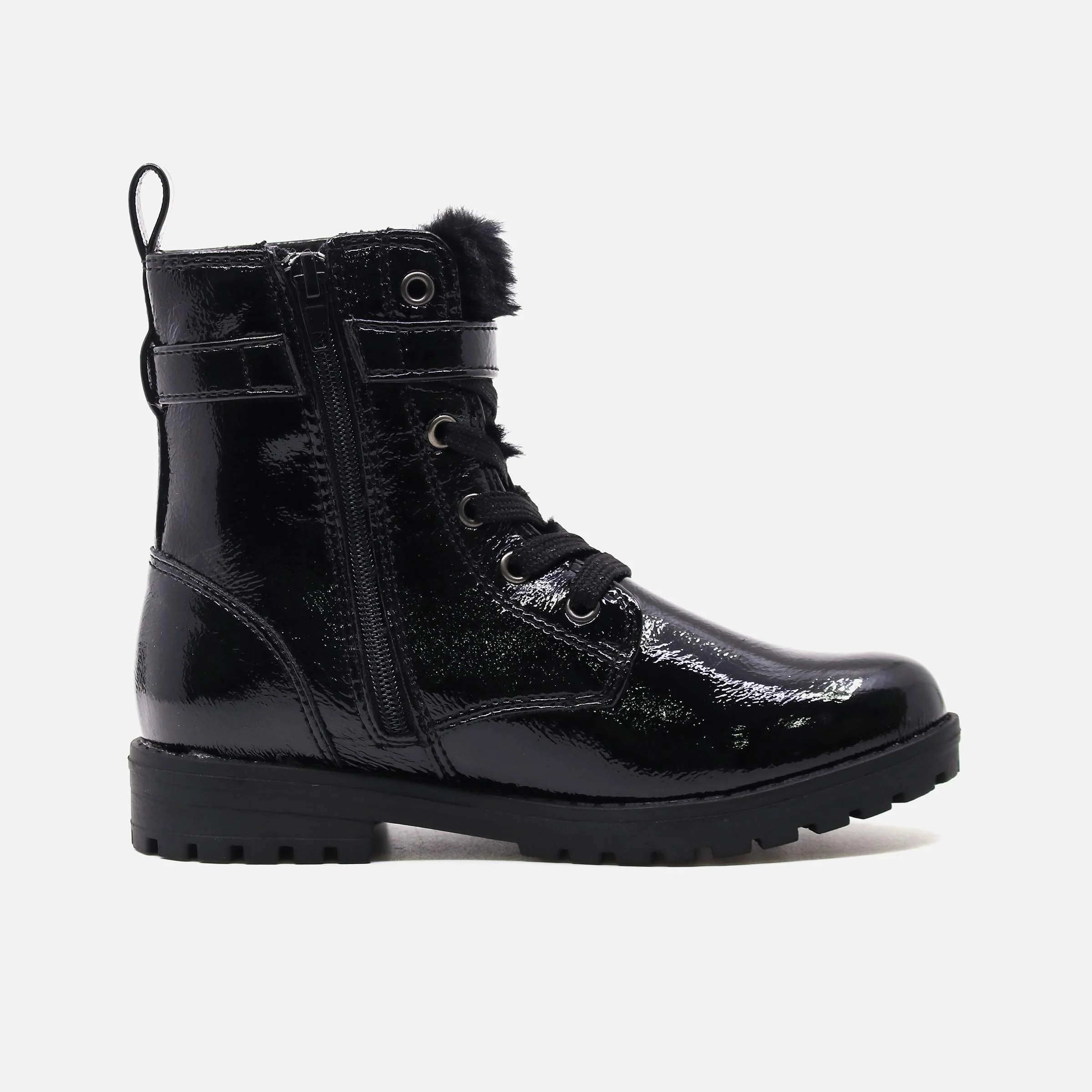 Girls Casual Lace-Up Boots - Image 3
