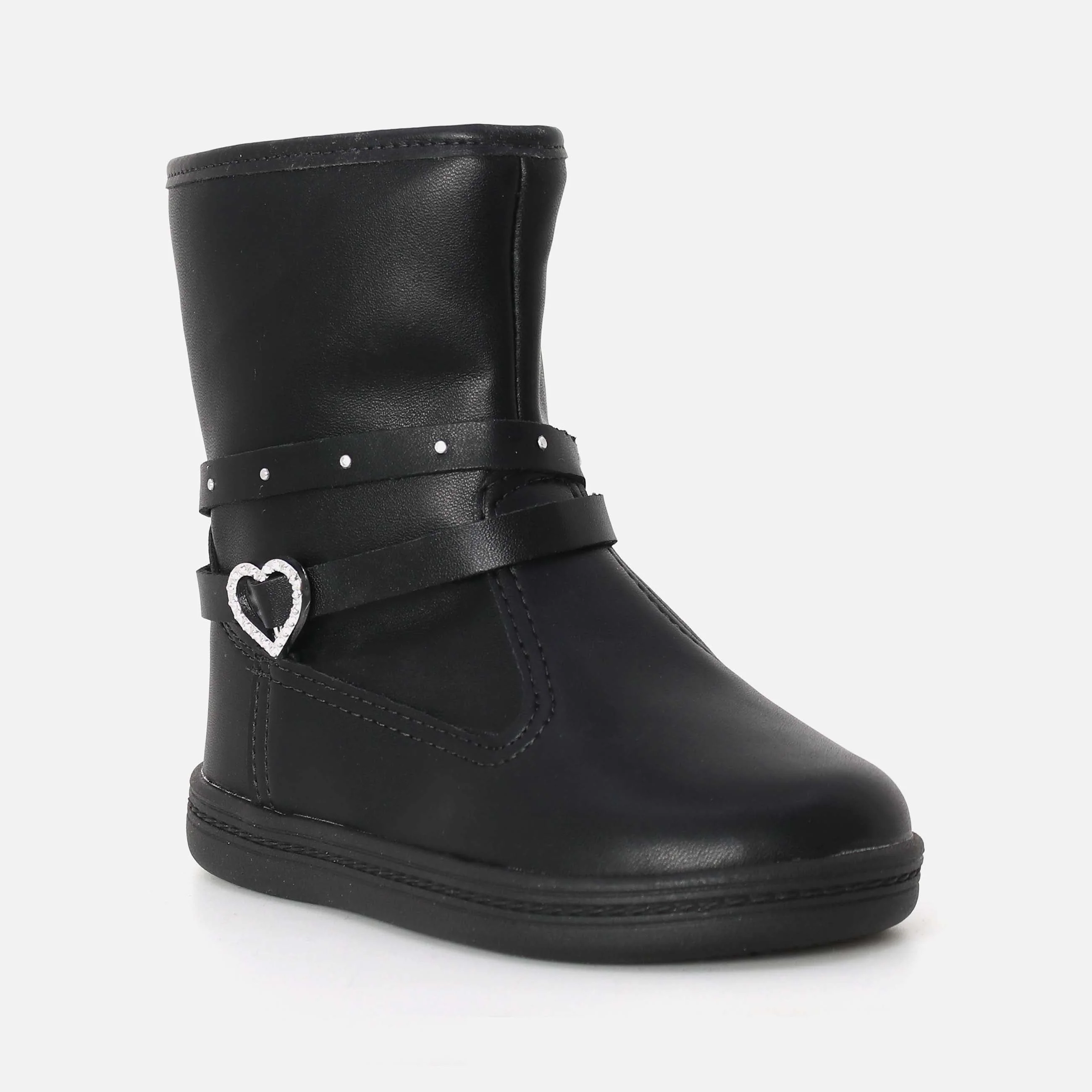 Girls Casual Zipper Boots - Image 2