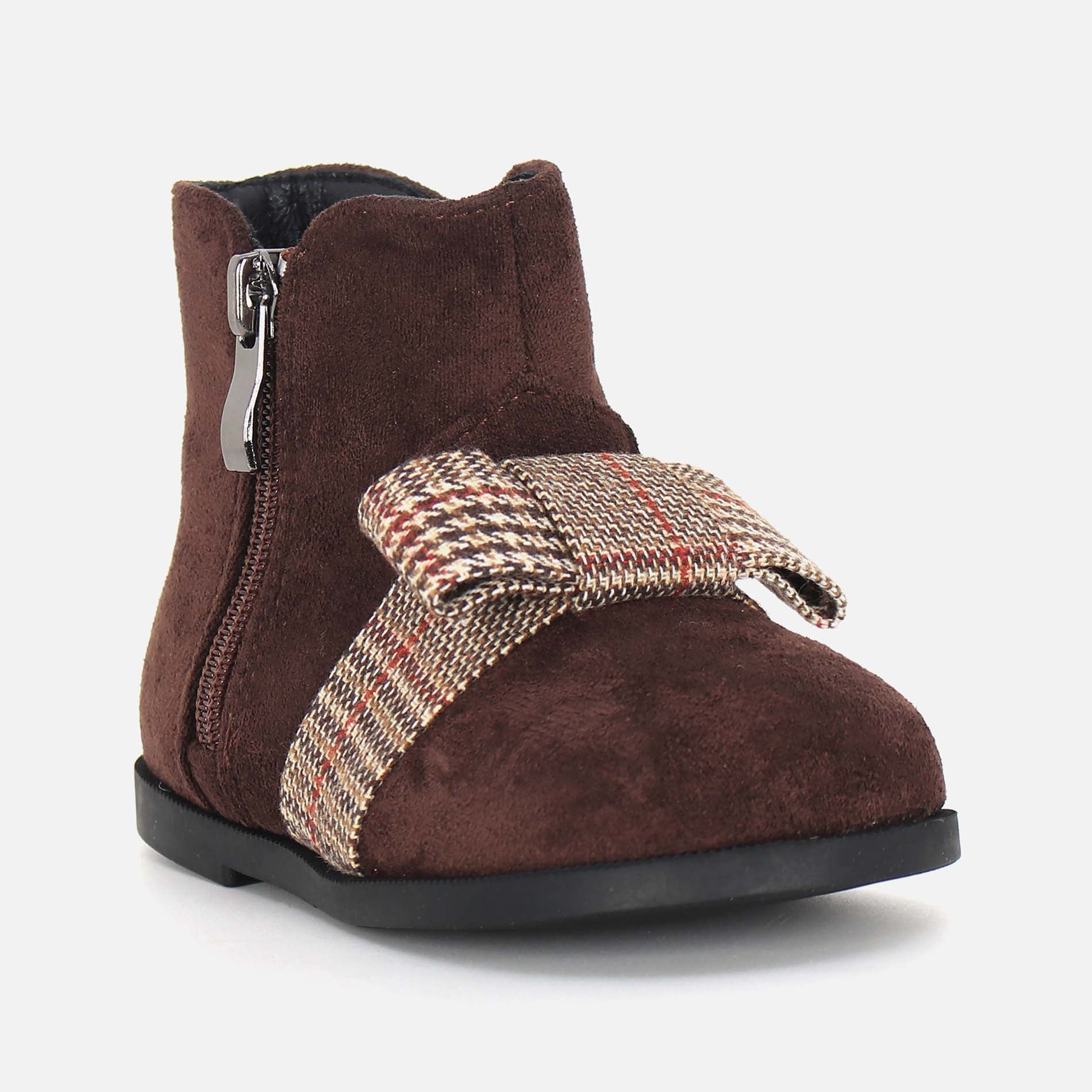 Girls Casual Zipper Boots - Image 2