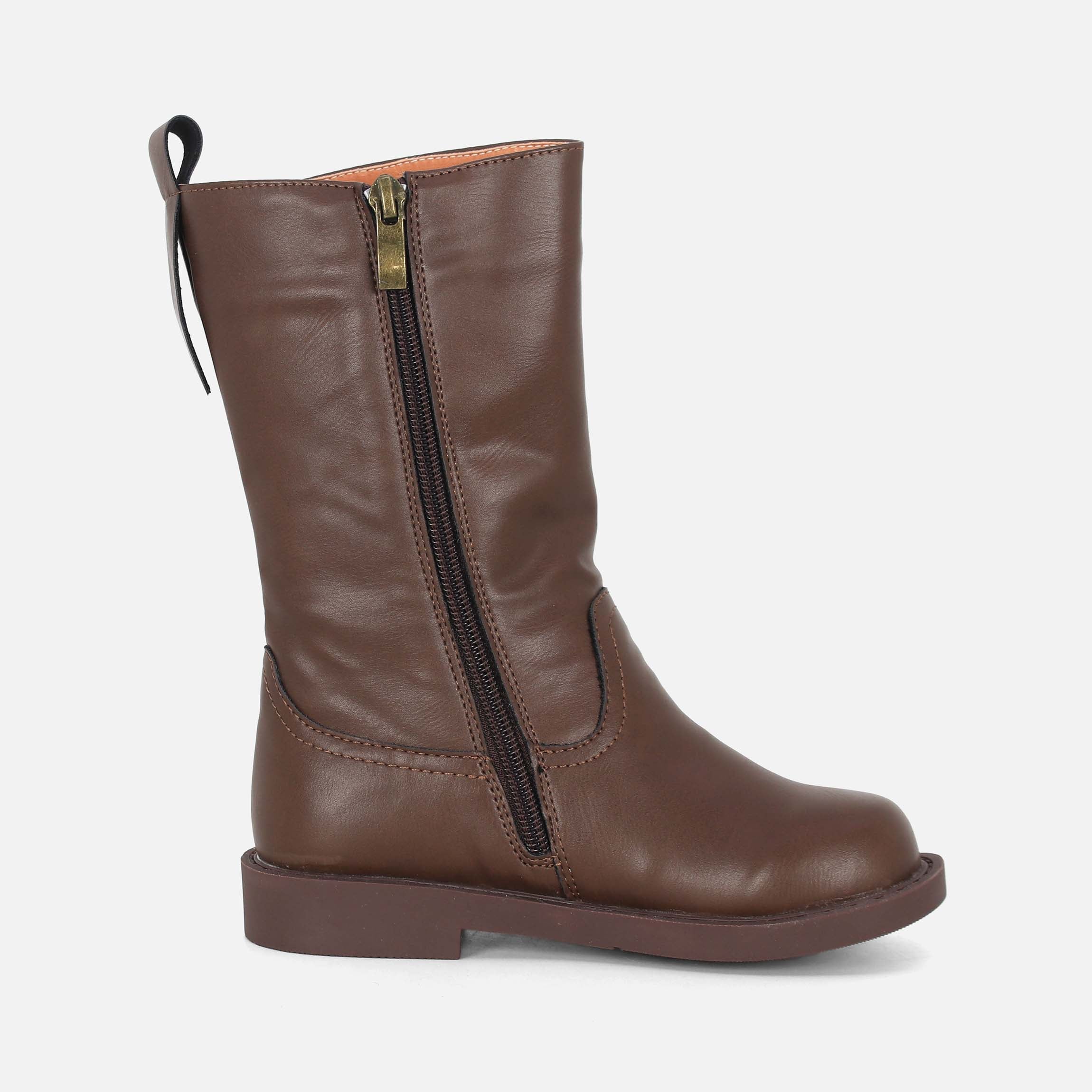 Girls Casual Zipper Boots - Image 3