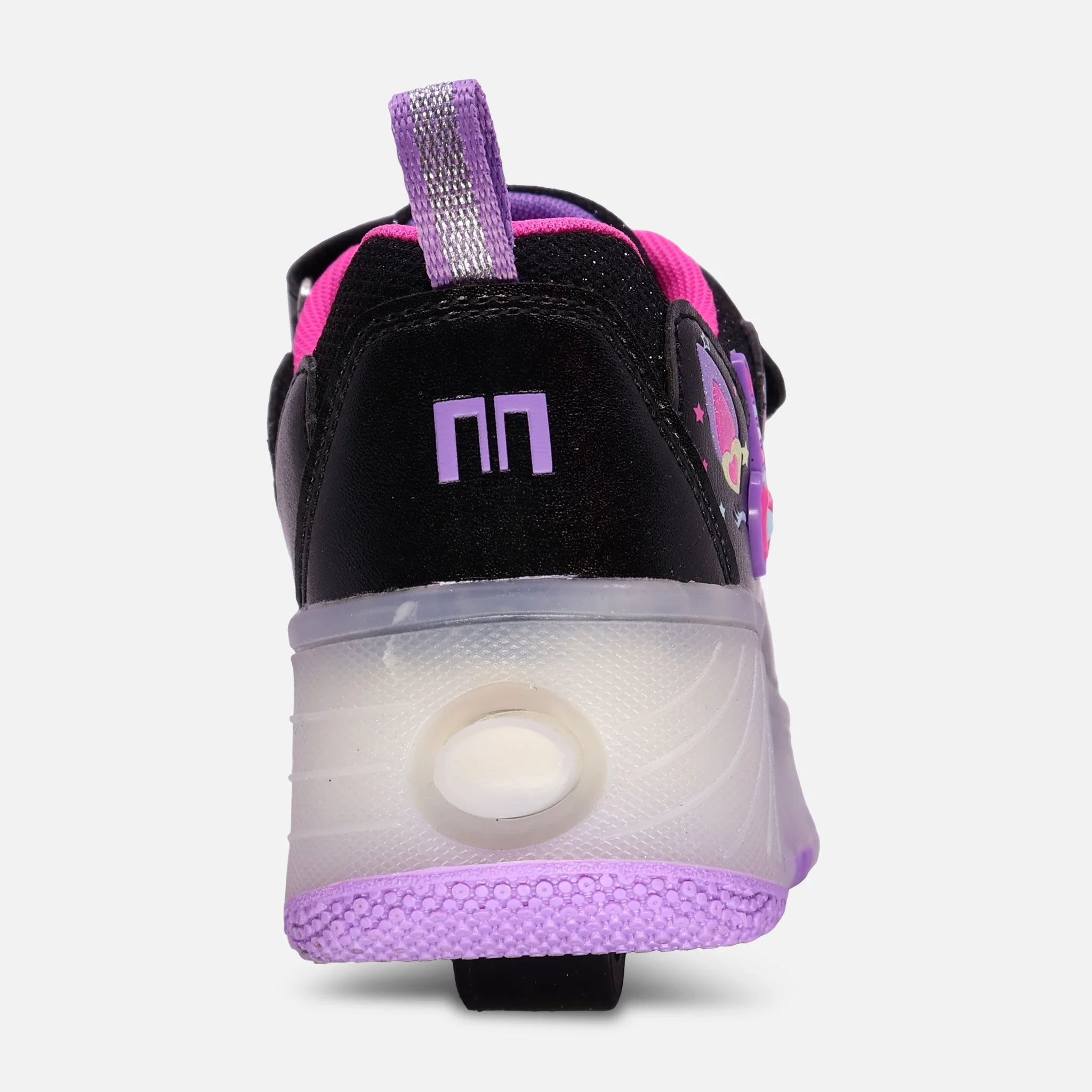 Girls Wheels Velcro Lighting Shoes - Image 3