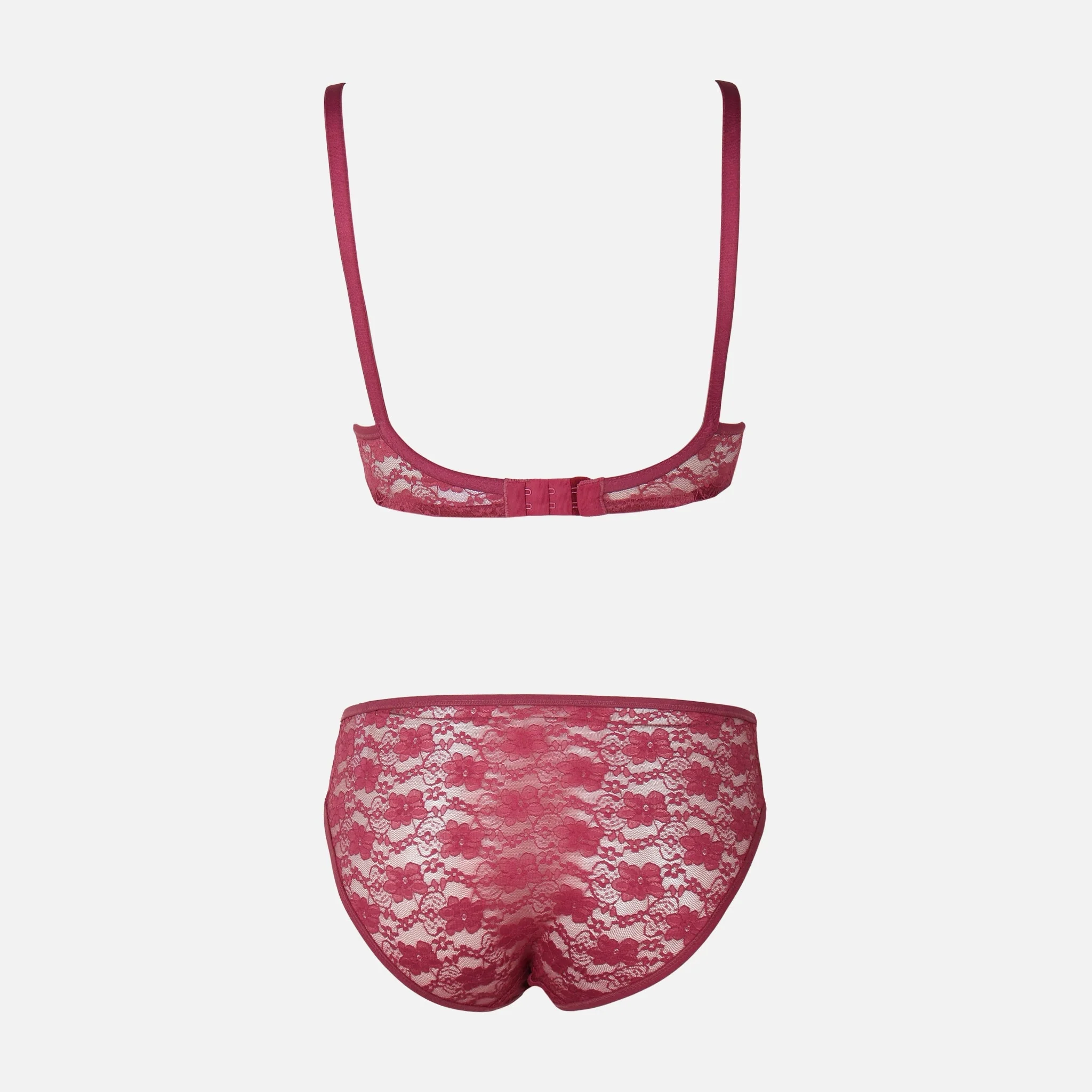 Jacquard Padded Bra & Panty Set - Image 2