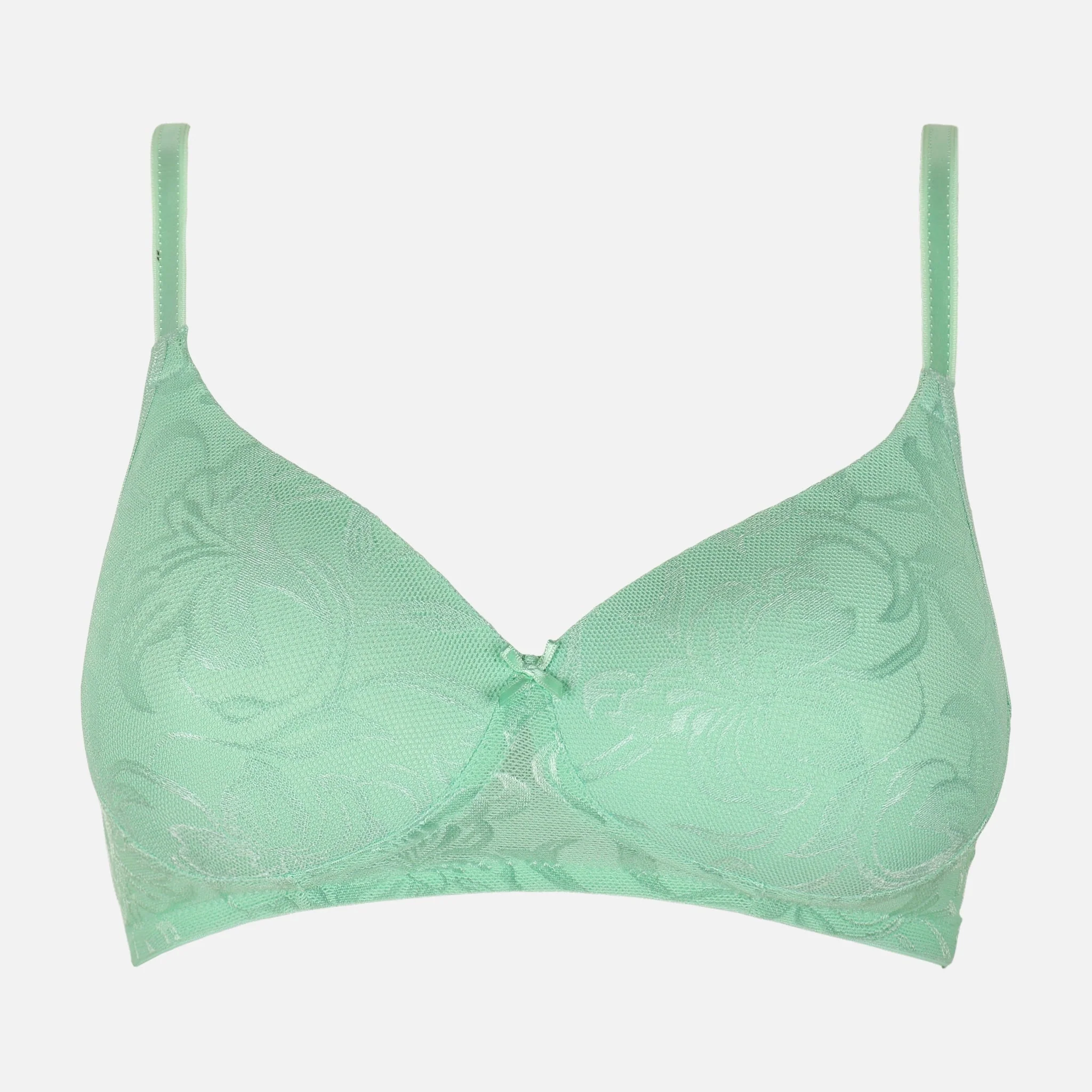 Jacquard Padded Bra & Panty Set Cup B - Image 2