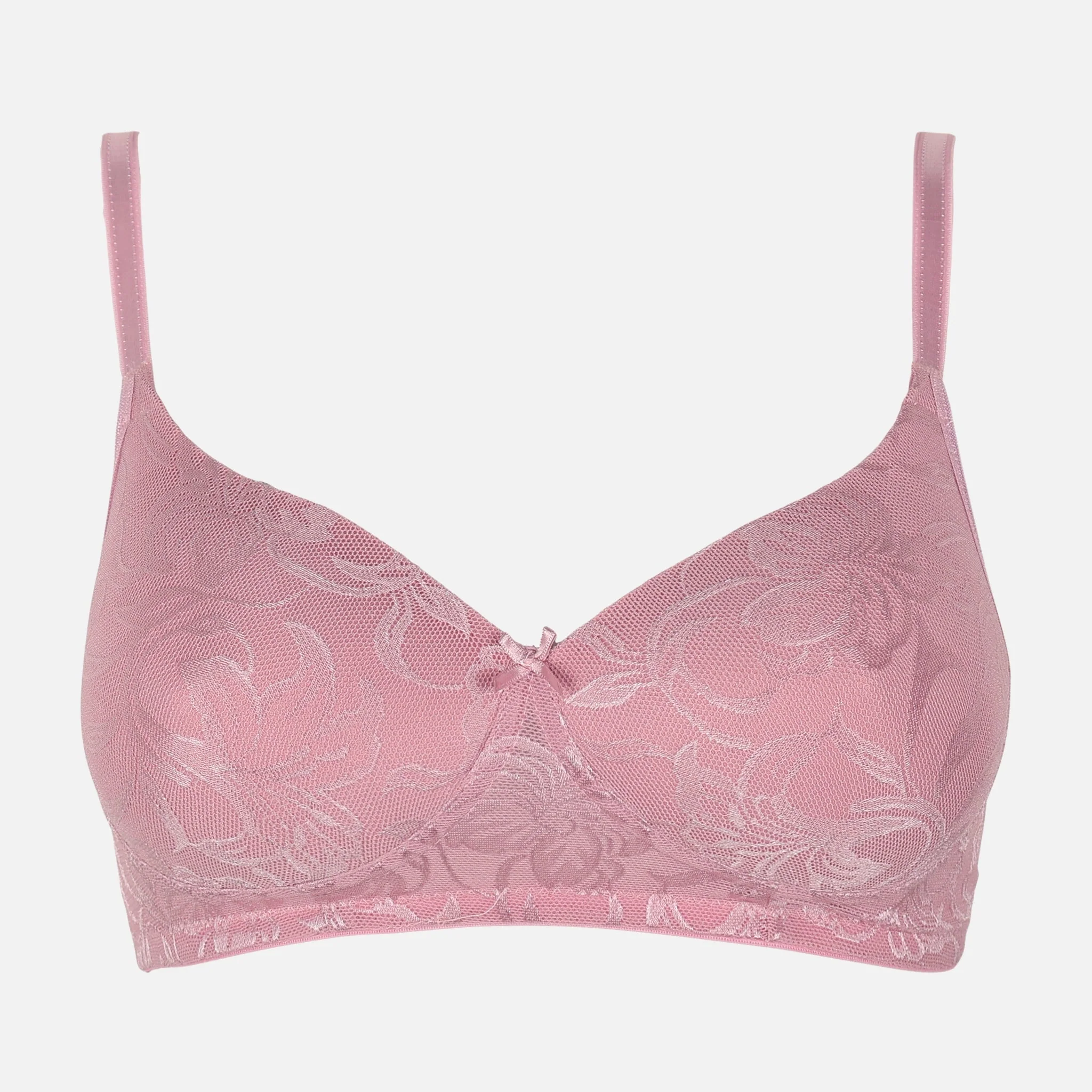 Jacquard Padded Bra & Panty Set Cup B - Image 2