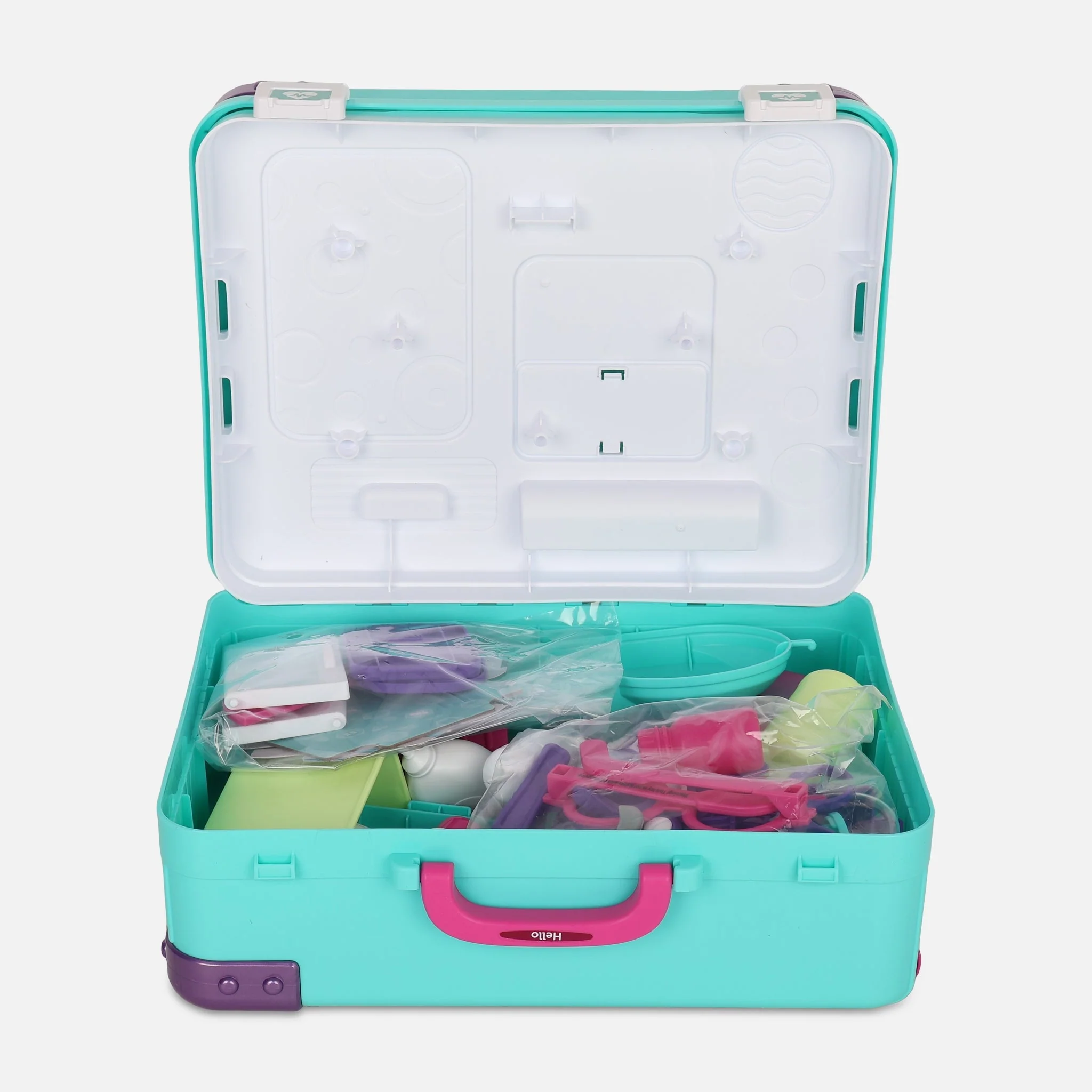 Kids Doctor Trolley Case Play Set With Medical Tools - Image 6