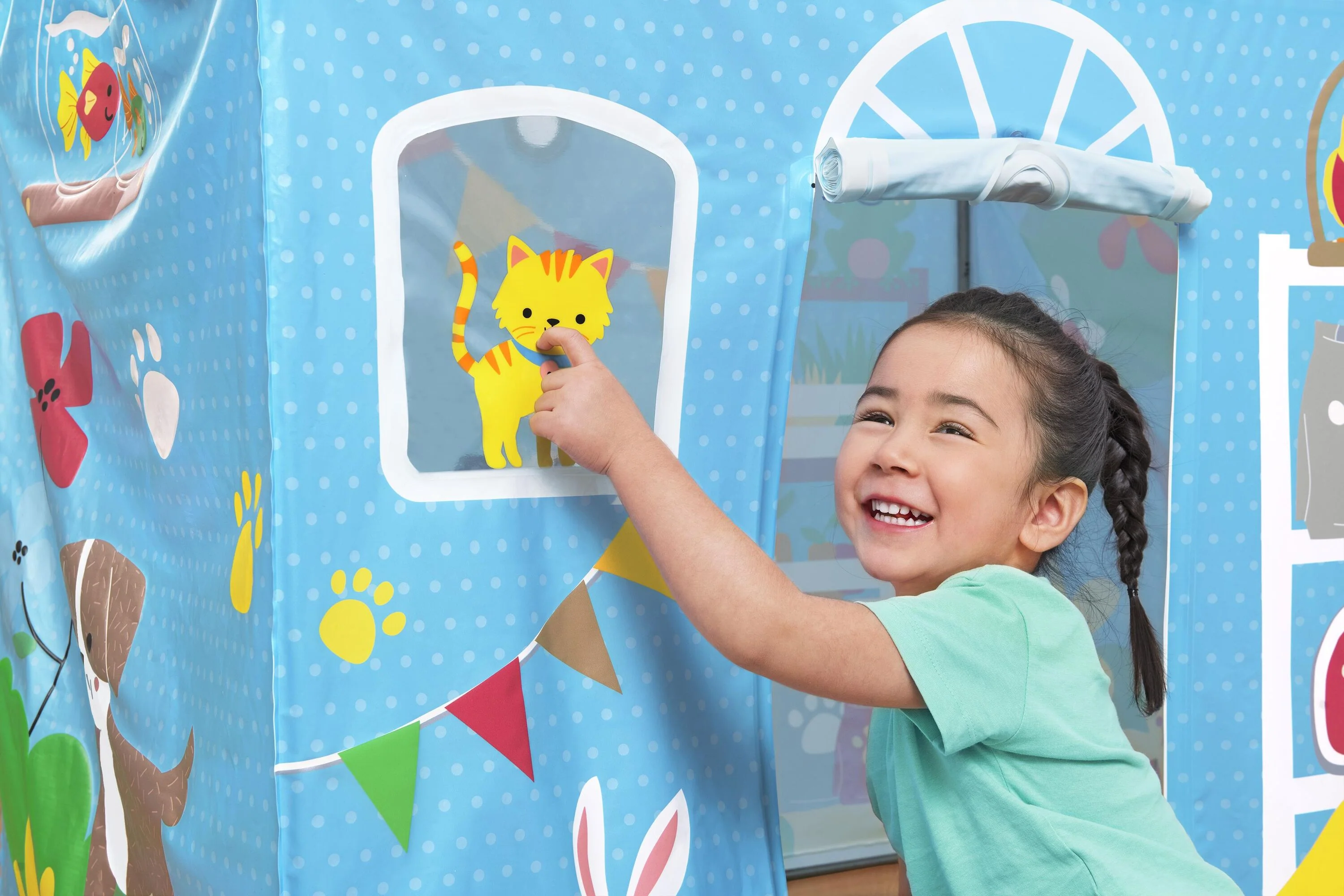 Kids Pets Playhouse Tent Fun-Indoor Play House - Image 2