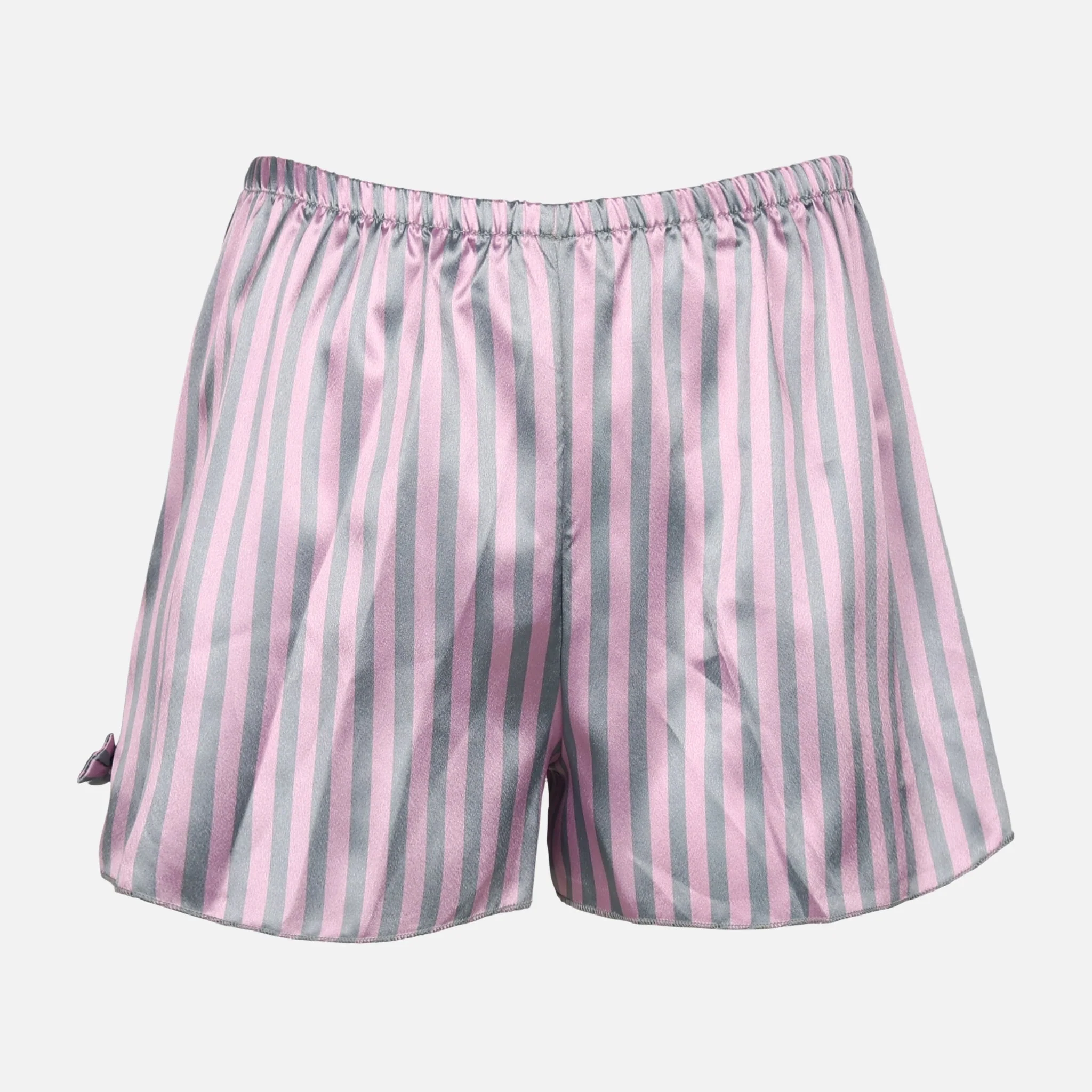 Ladies Aop Satin Pyjama Short Set - Image 4