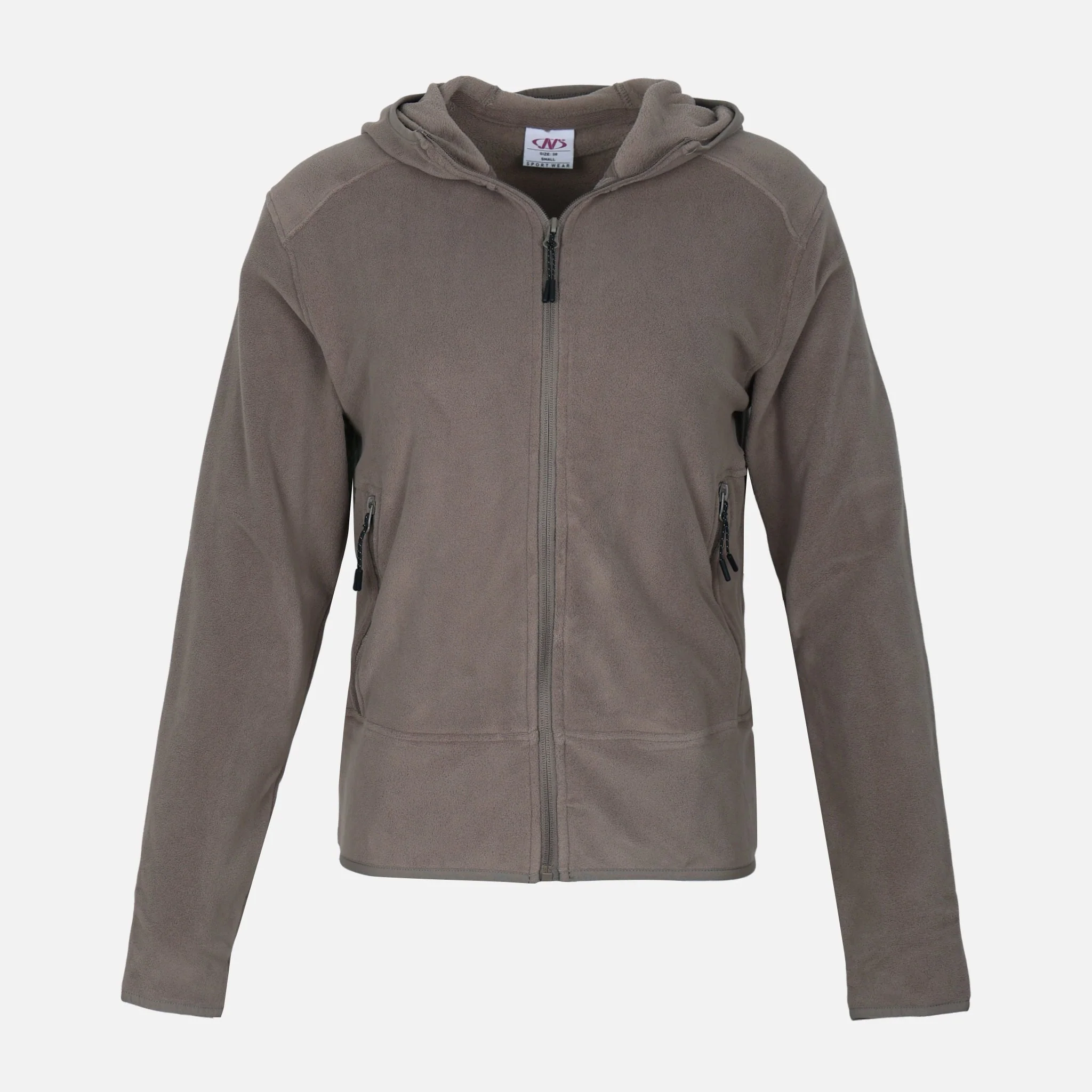 Ladies Hooded Fleece Cardigan