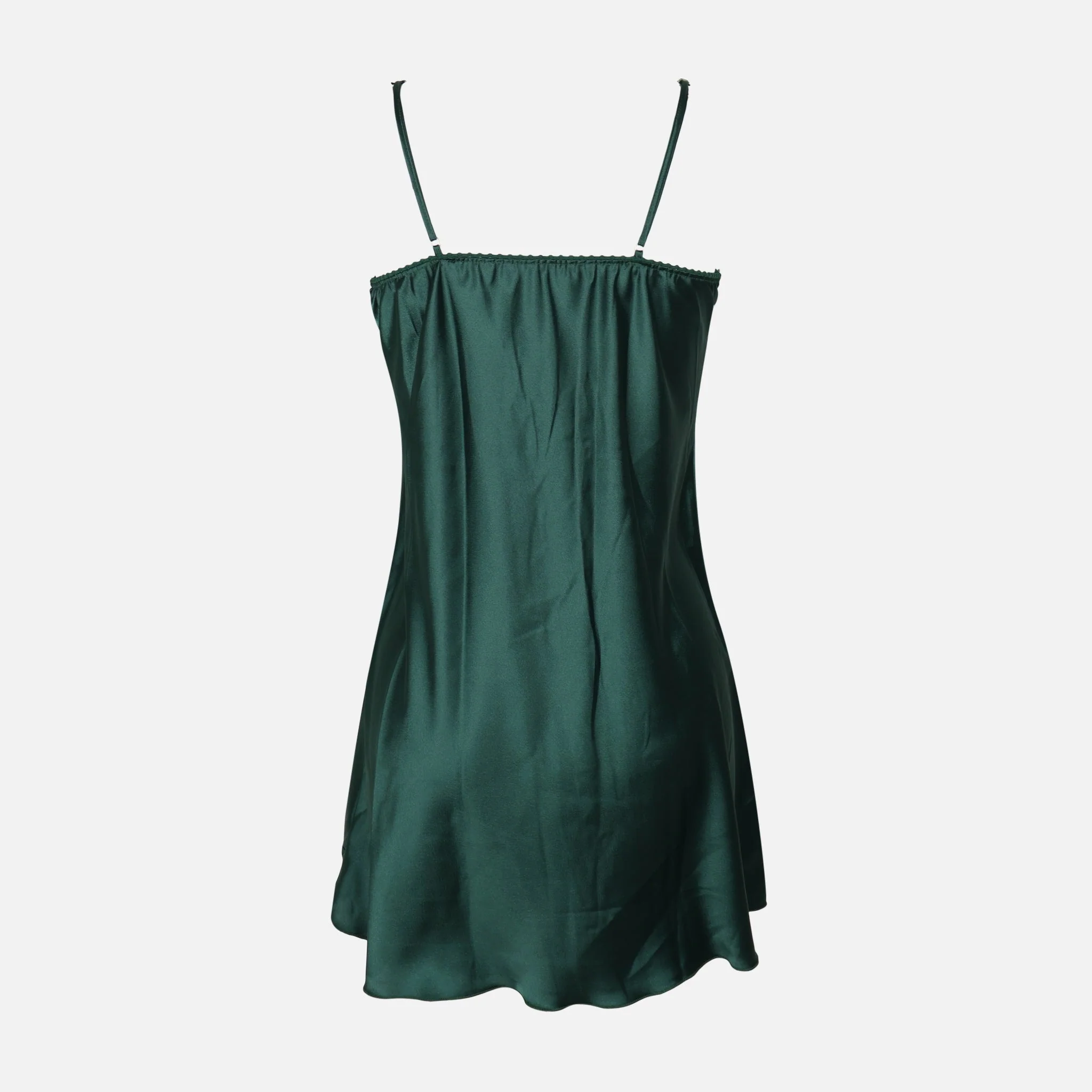 Ladies Satin Midi Night Gown And Robe Set - Image 4
