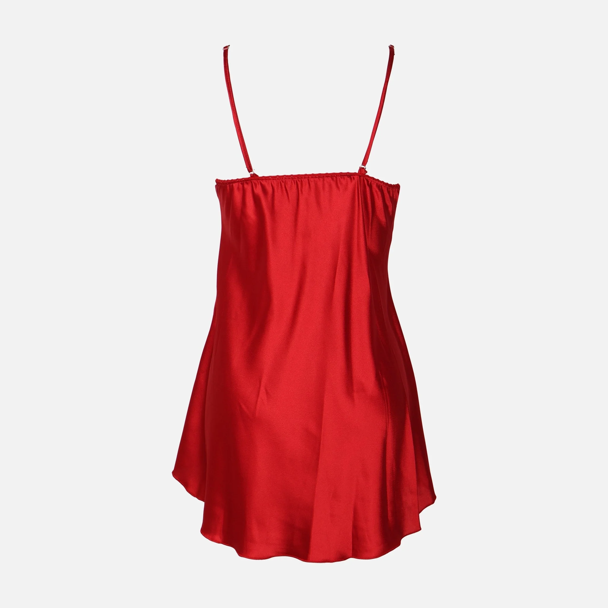 Ladies Satin Midi Night Gown And Robe Set - Image 4