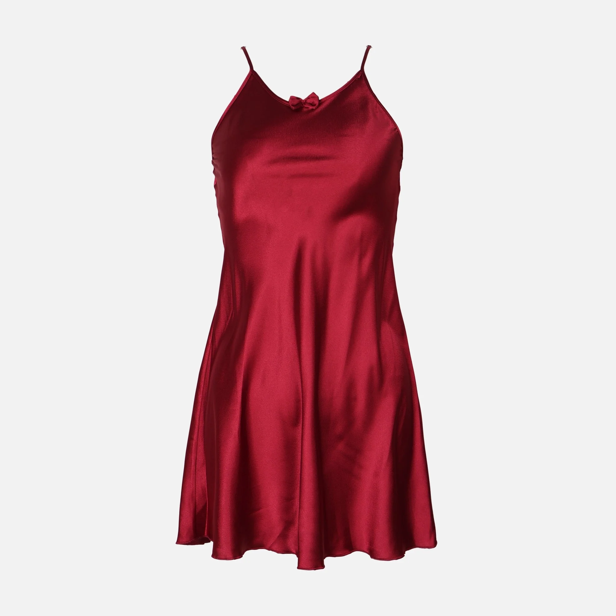 Ladies Satin Midi Night Gown And Robe Set - Image 3