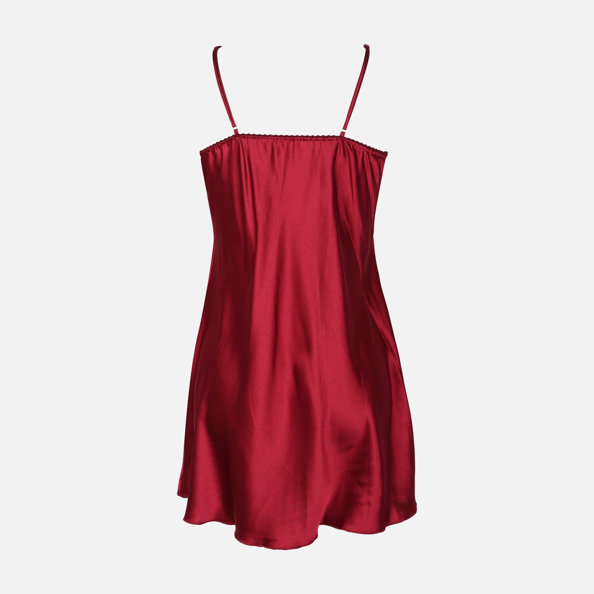 Ladies Satin Midi Night Gown And Robe Set - Image 4