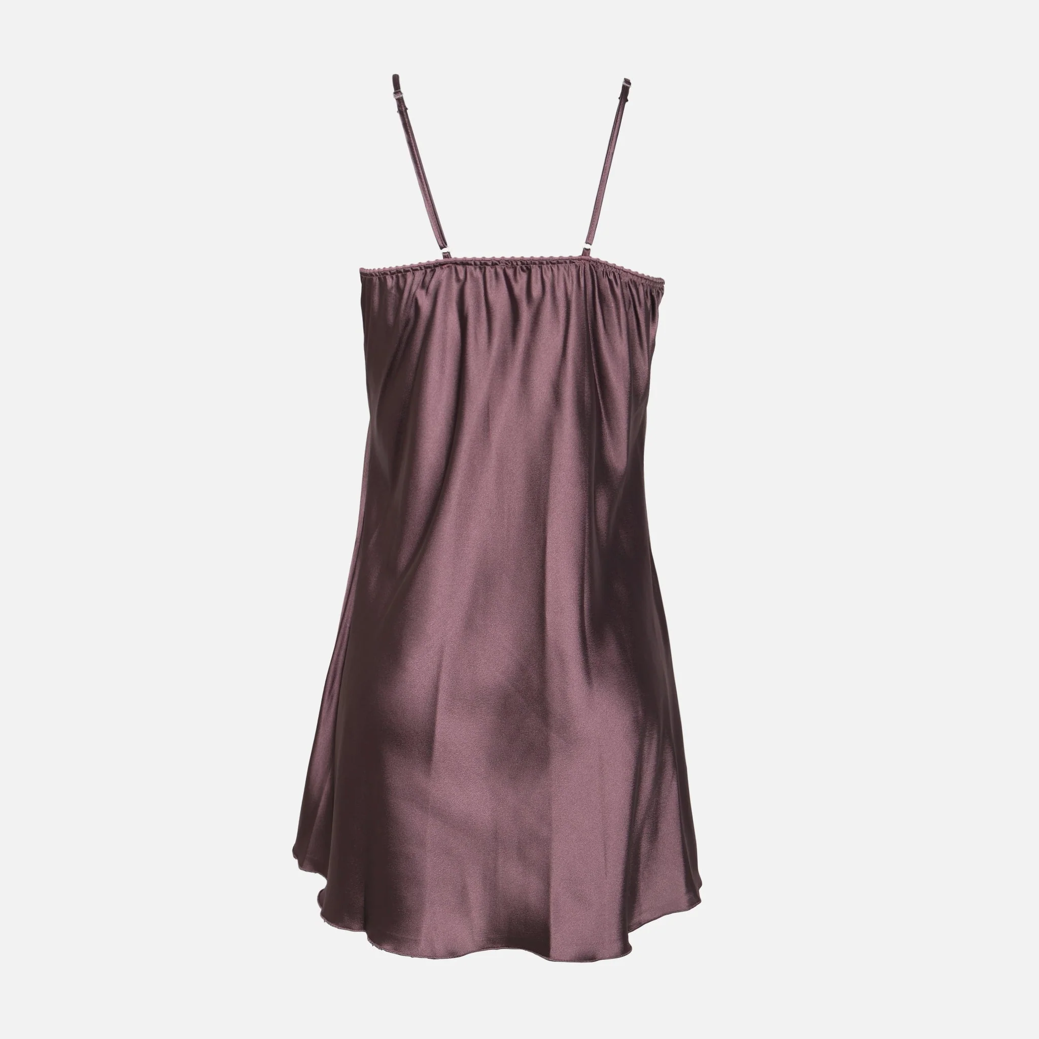 Ladies Satin Midi Night Gown And Robe Set - Image 4