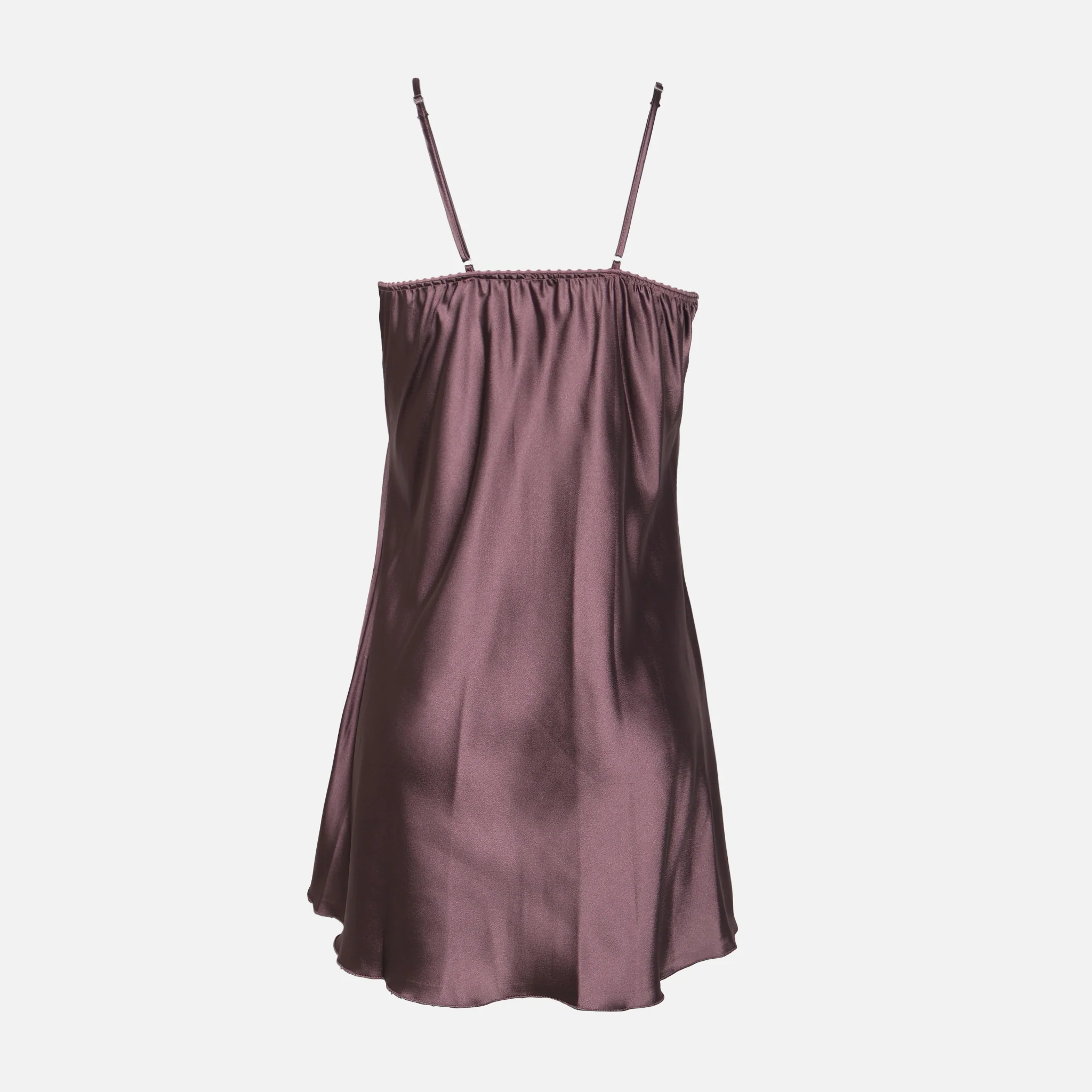 Ladies Satin Midi Night Gown And Robe Set - Image 8