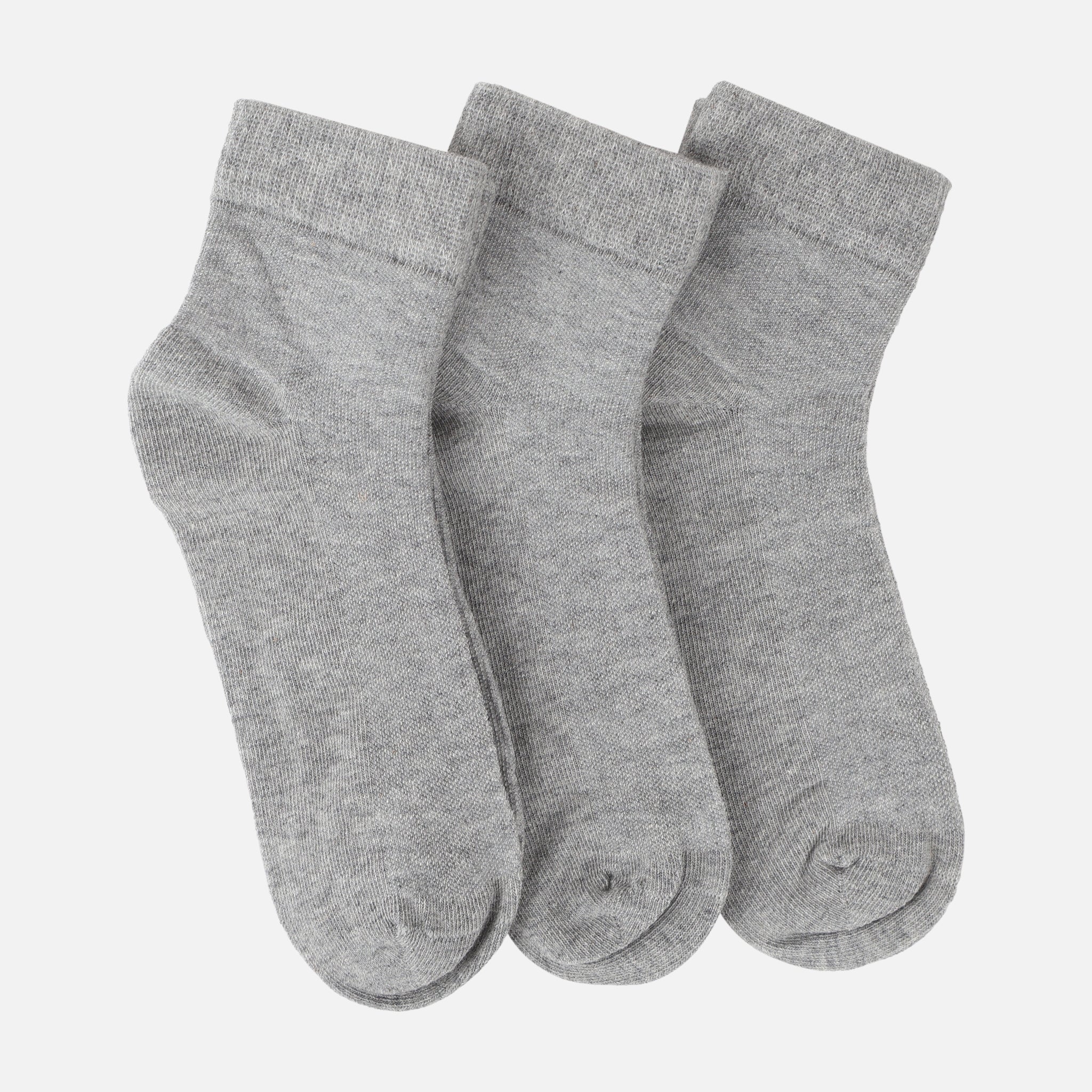 Ladies School Quarter Socks 3 Pairs