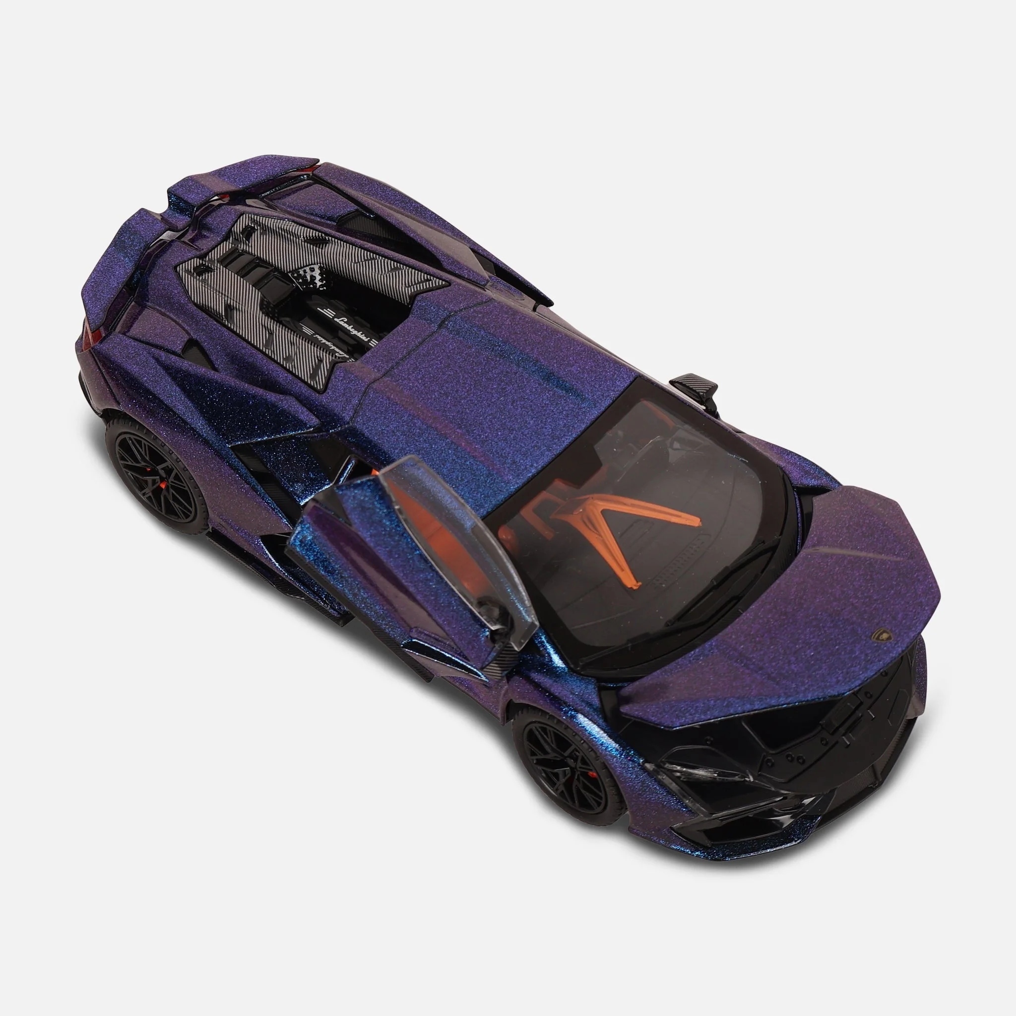 Lamborghini New Daniel Die Cast Toy Car With 4 Opening Parts Sound And Lights - Image 2
