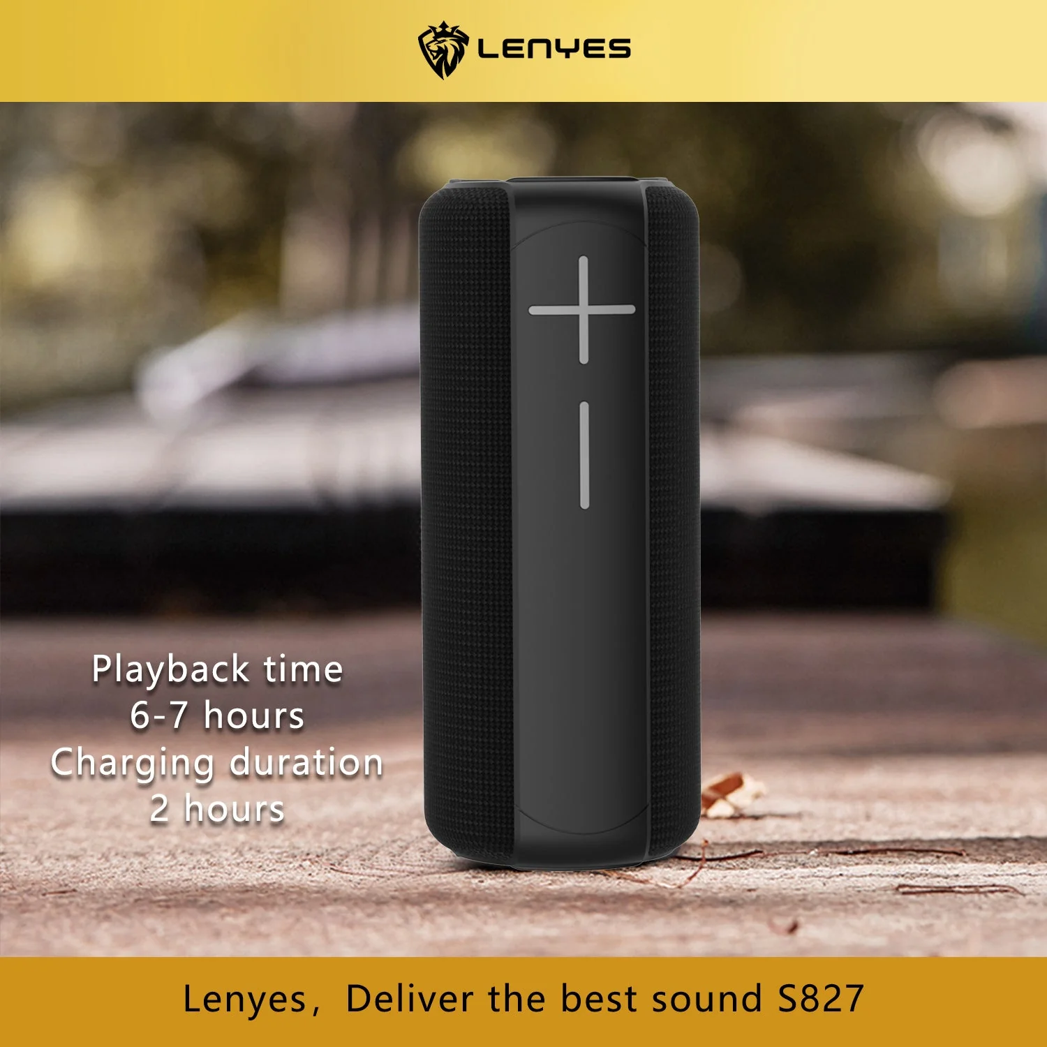 Lenyes Wireless Speaker 15W Ipx6 Waterproof - Image 2