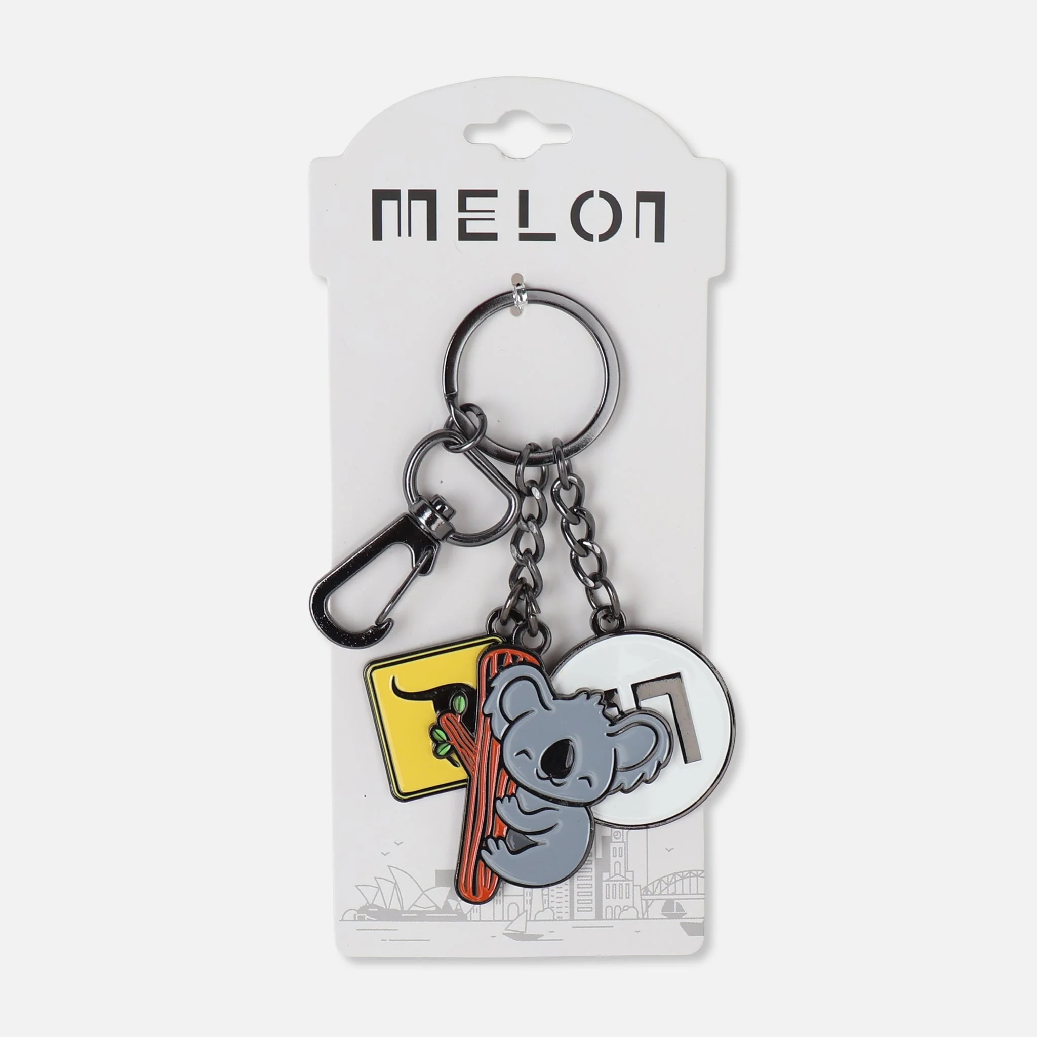 Melon Koala Keychain
