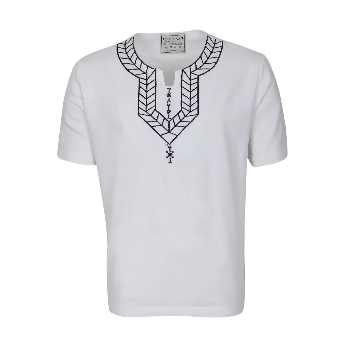 Men Linen Shirt Short Sleeve - Image 9