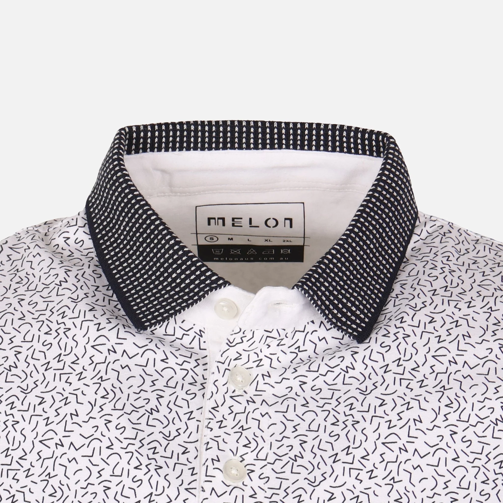 Men All-Over Print Polo T-Shirt Short Sleeve - Image 4