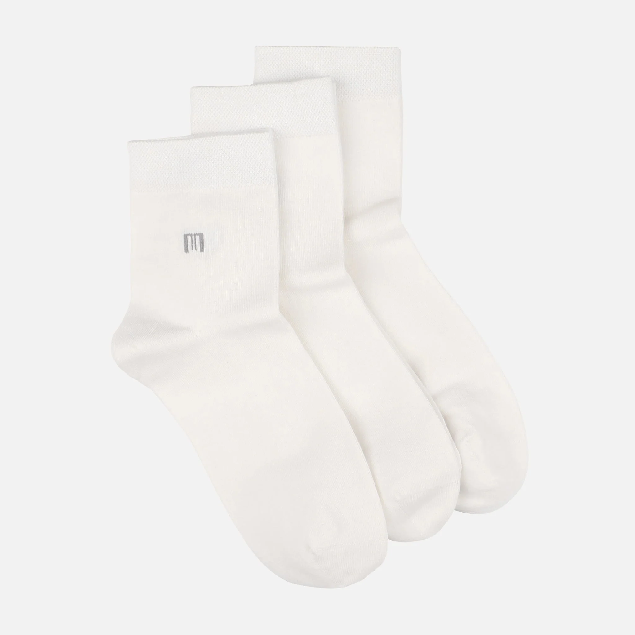 Men Antibacterial Quarter Socks 3 Pairs