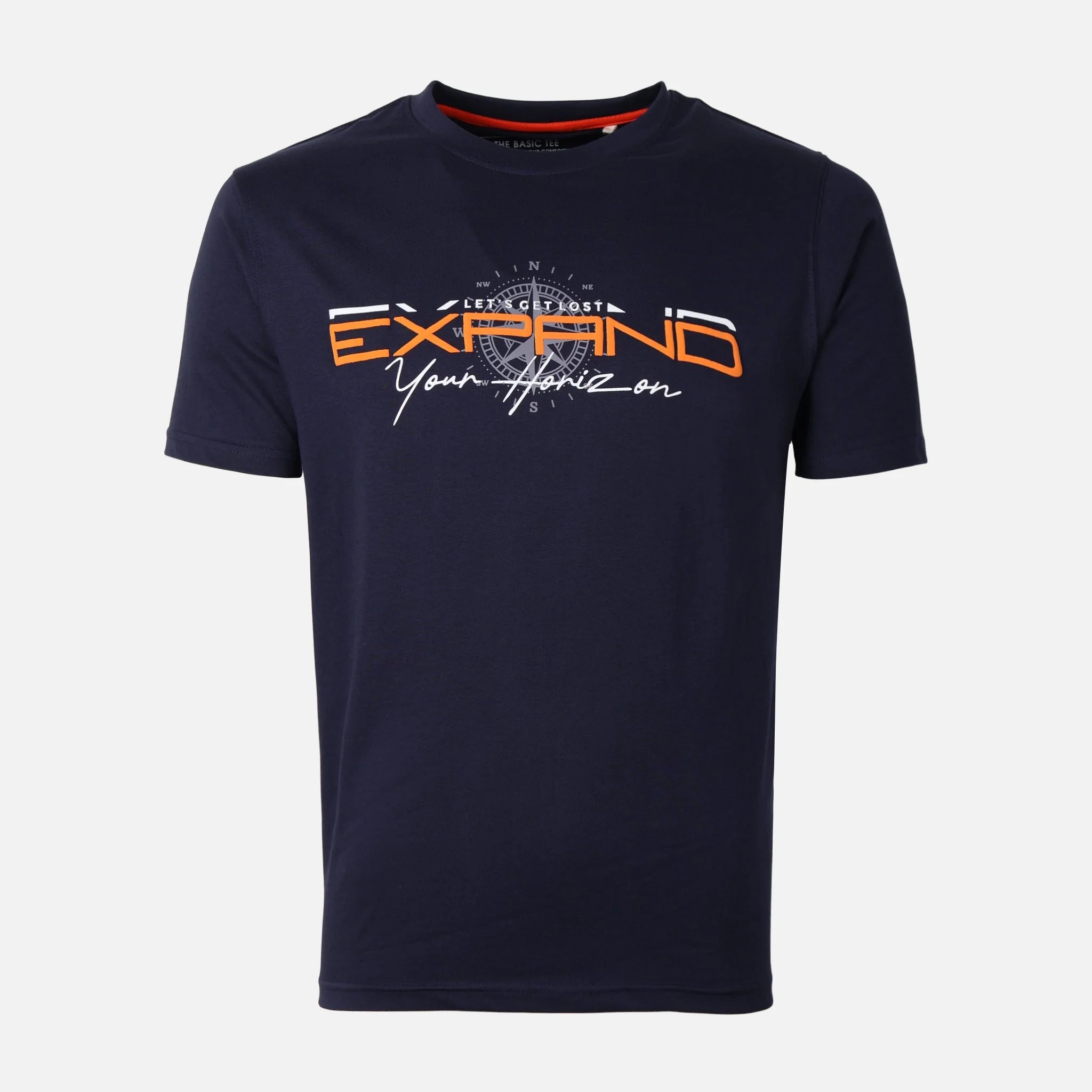 Men Graphic T-Shirt Round Neck