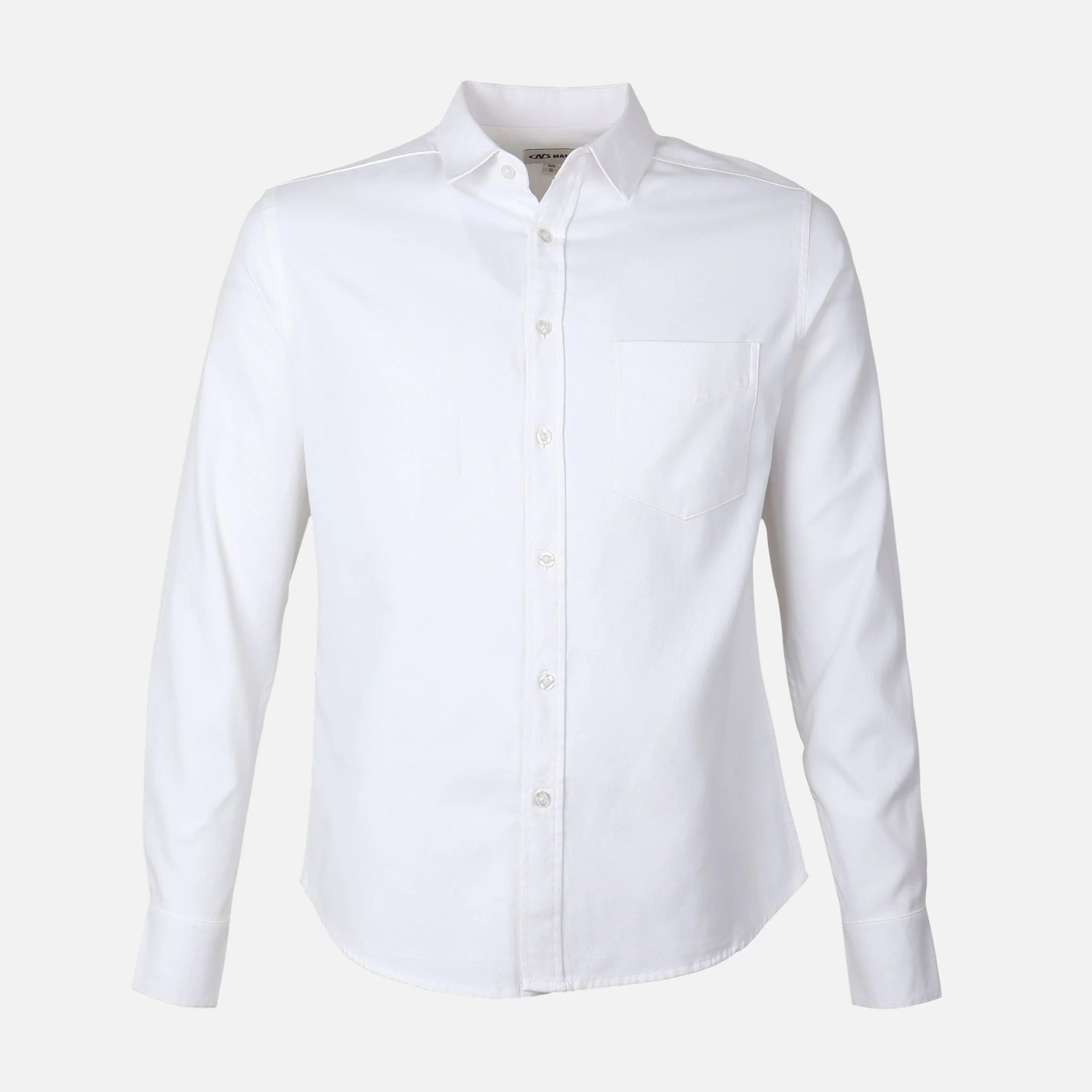 Men Long Sleeve Oxford Shirt - Image 2