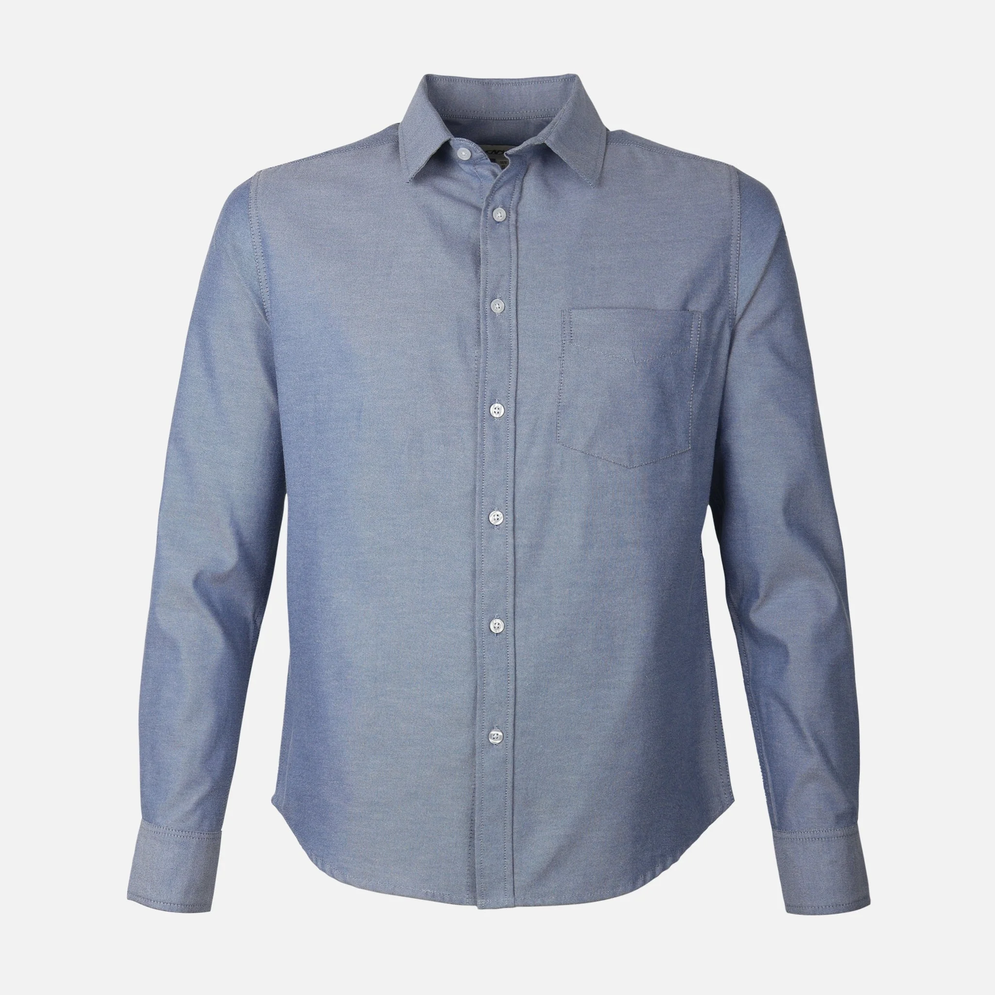 Men Long Sleeve Oxford Shirt - Image 2